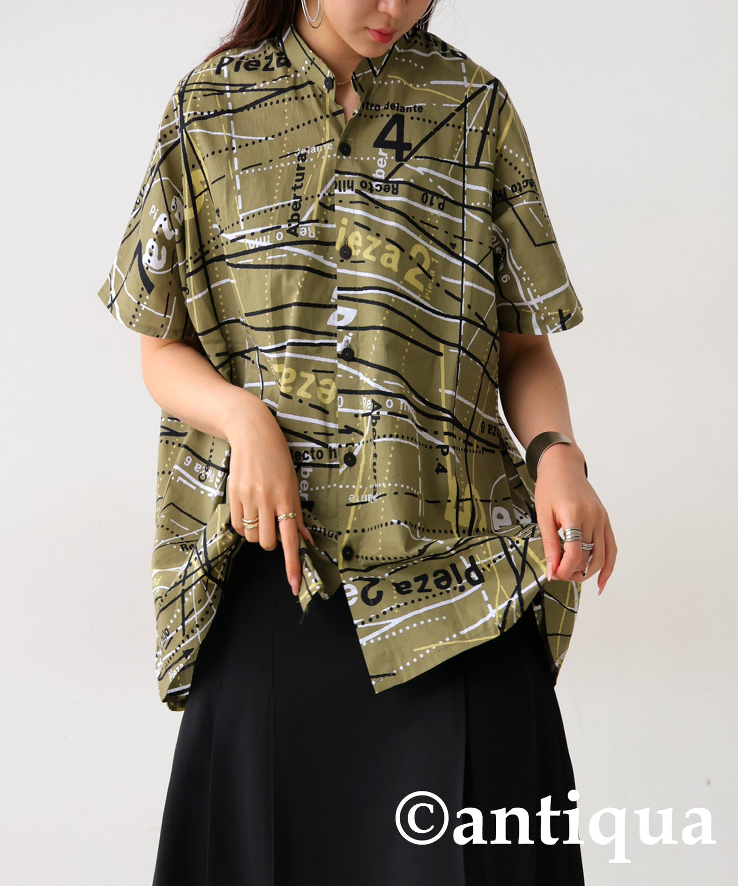 All-Over Pattern Shirt Ladies