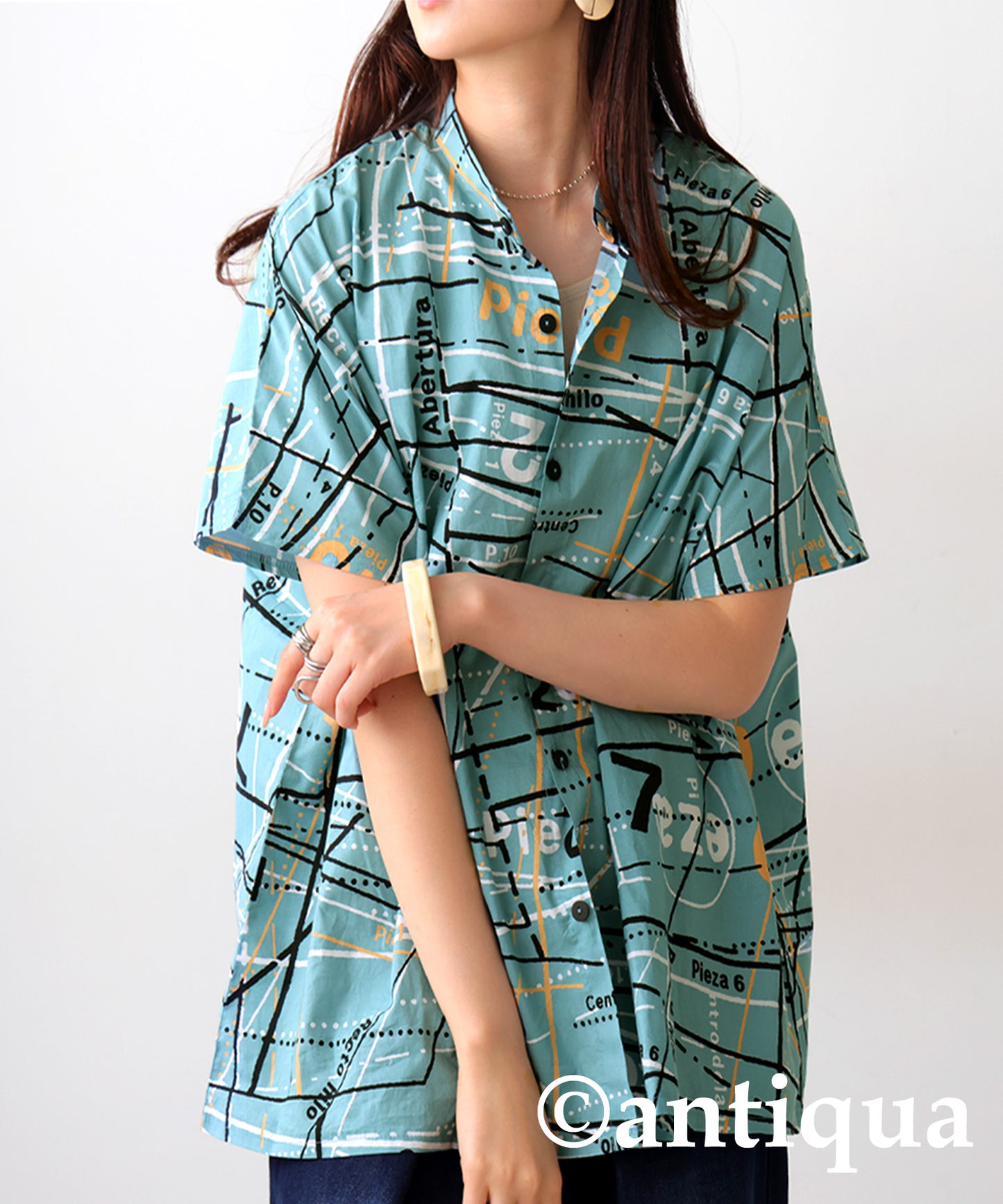 All-Over Pattern Shirt Ladies