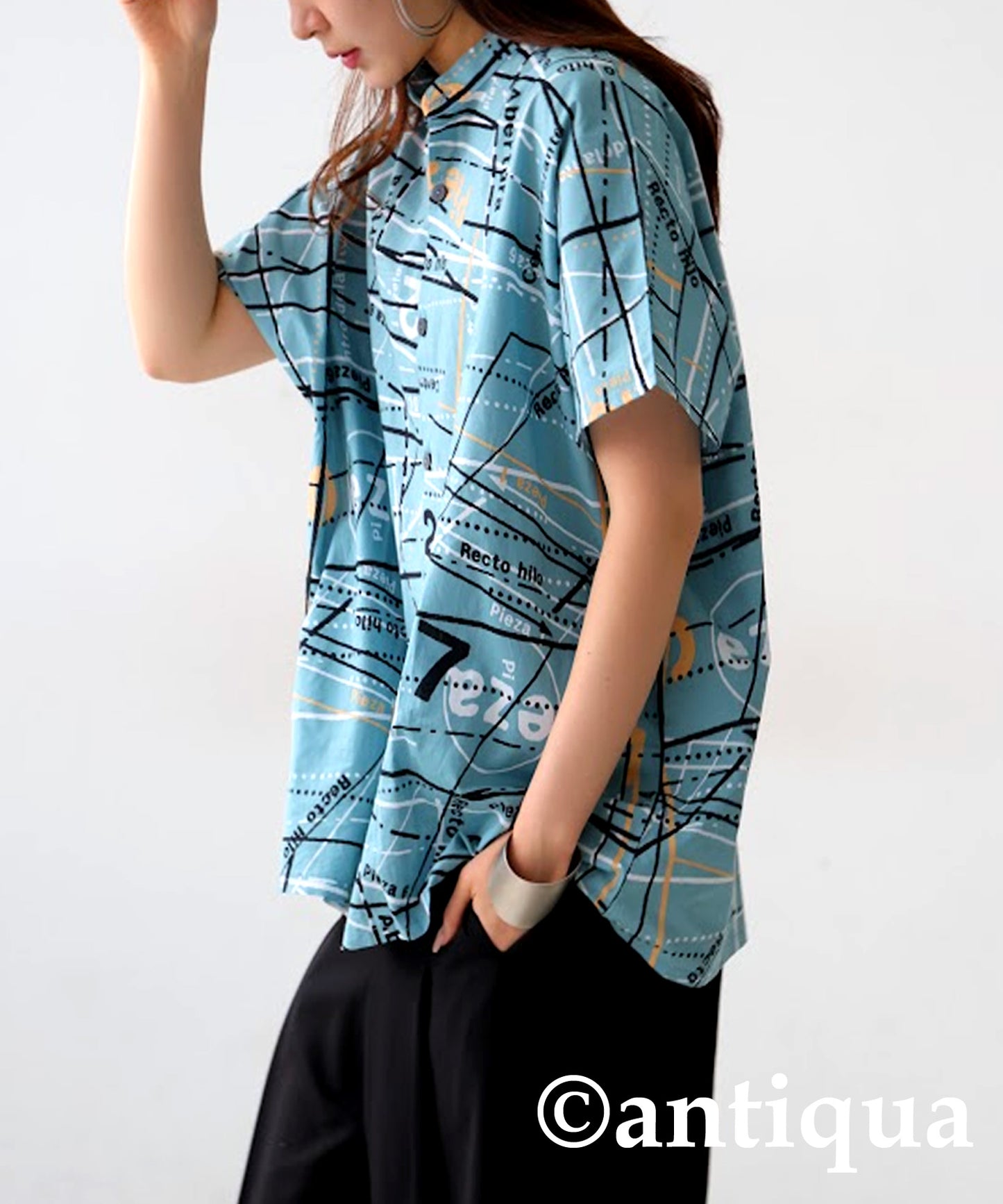 All-Over Pattern Shirt Ladies