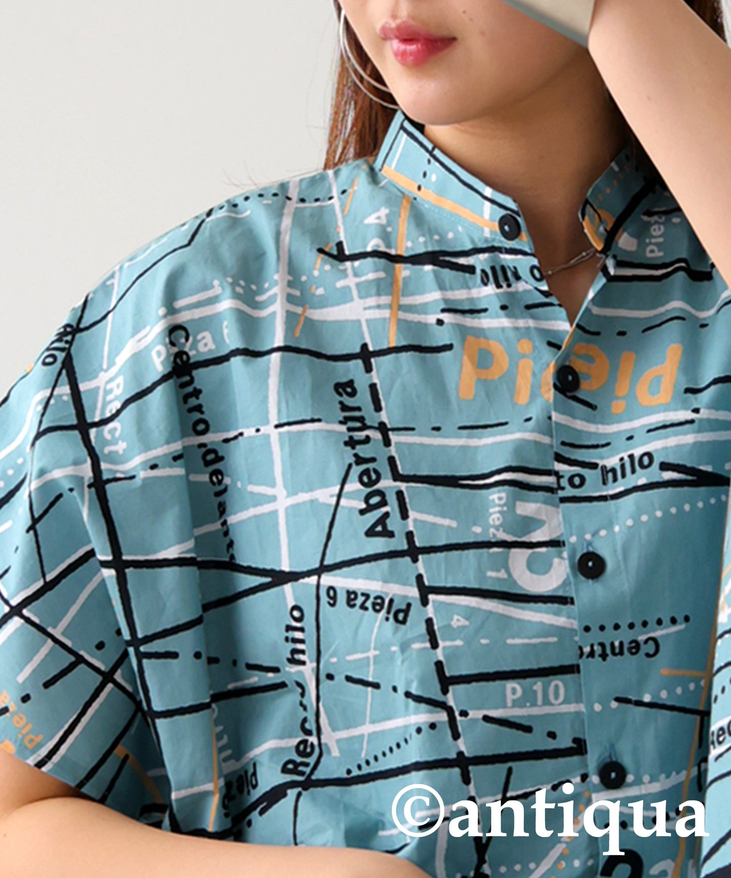 All-Over Pattern Shirt Ladies