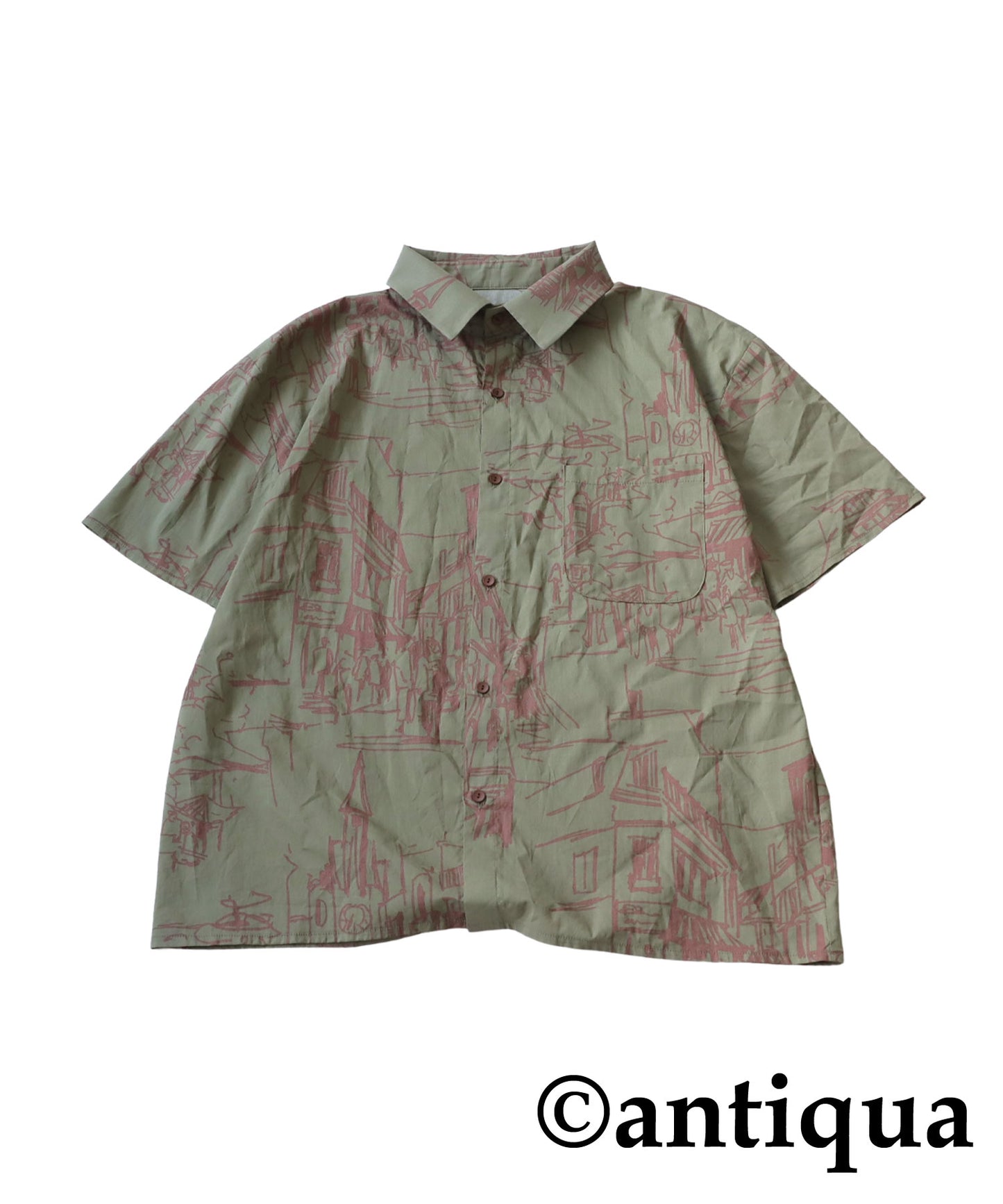 Town Print Shirt Ladies