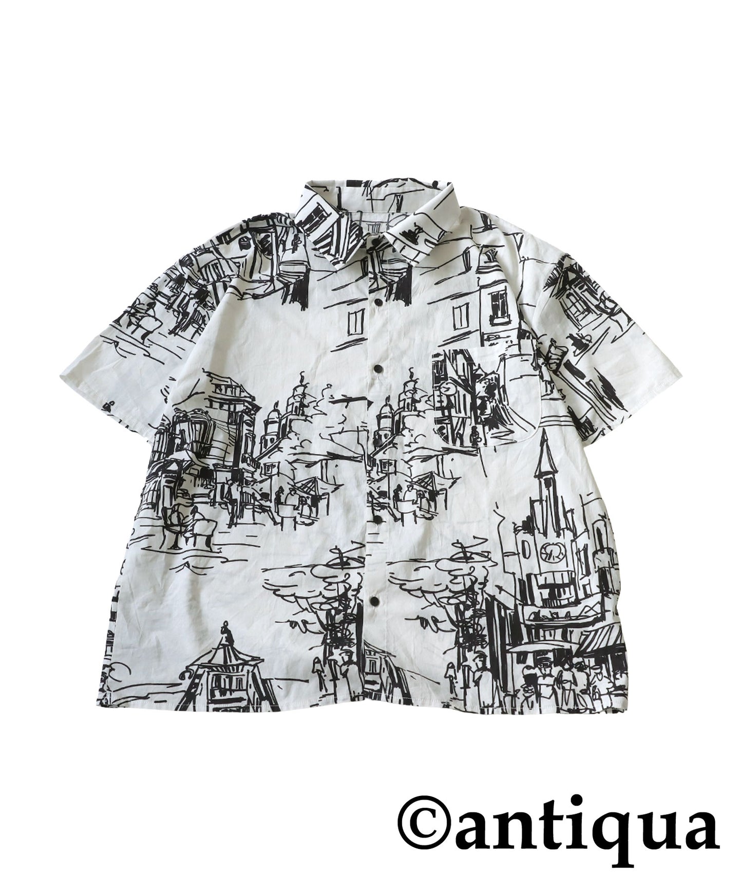 Town Print Shirt Ladies