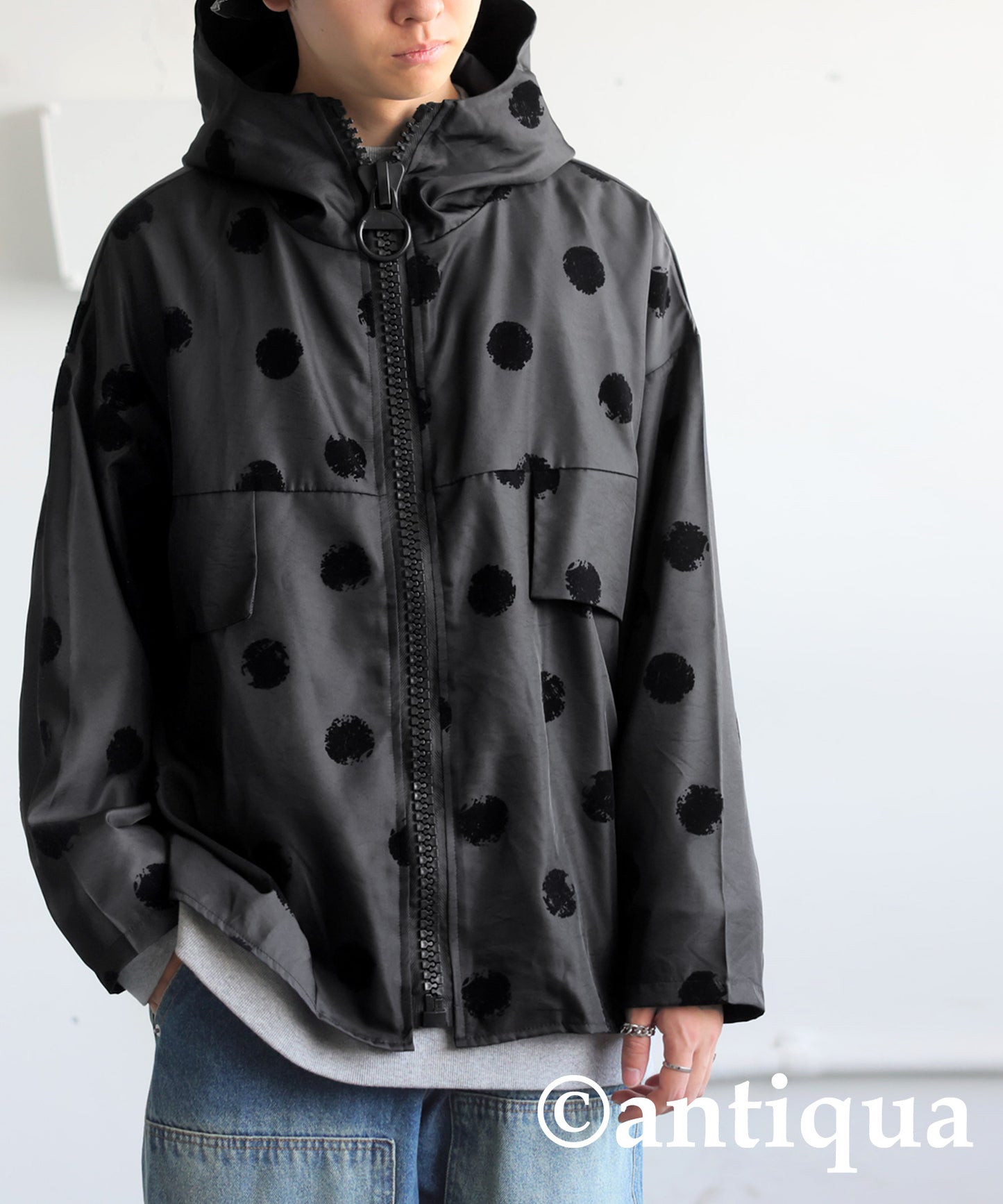 Dot Zipper Jacket Men's