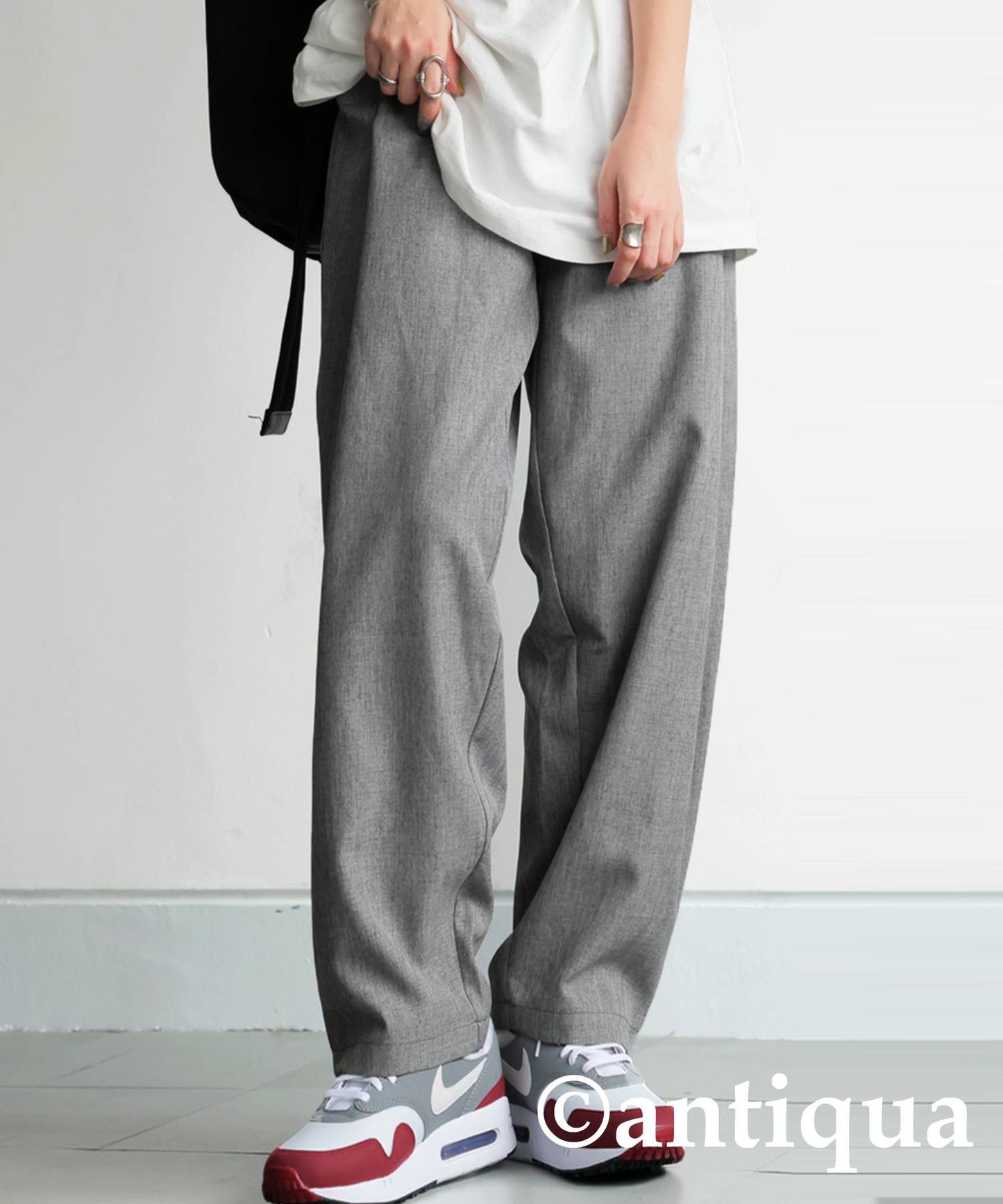 Tuck Design Pants Ladies