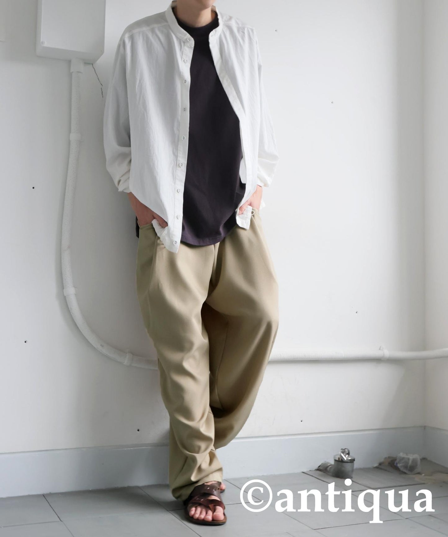 Men's Tuck Design Pants