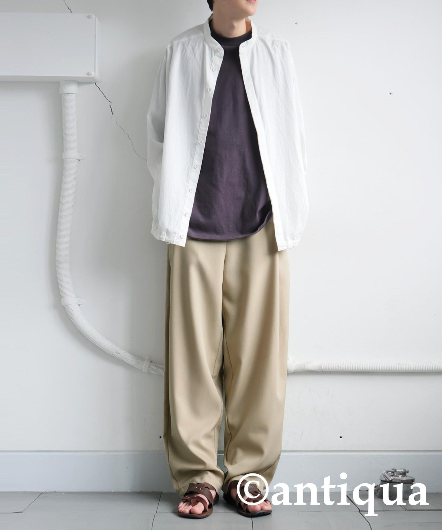 Men's Tuck Design Pants