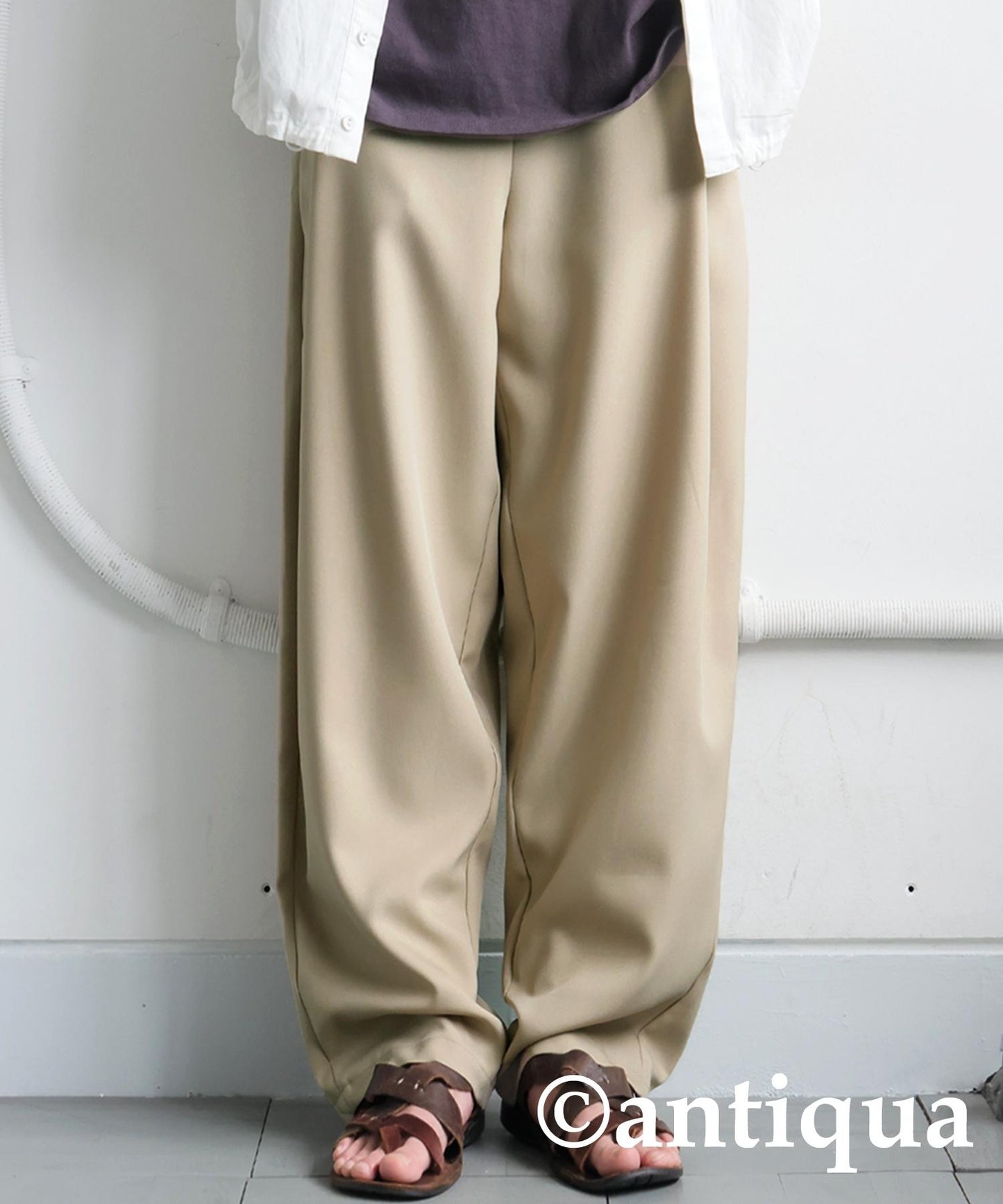Men's Tuck Design Pants