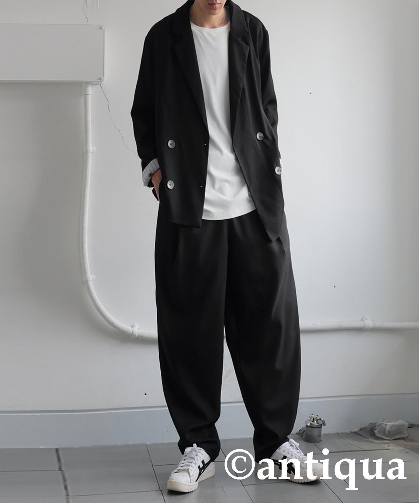 Men's Tuck Design Pants