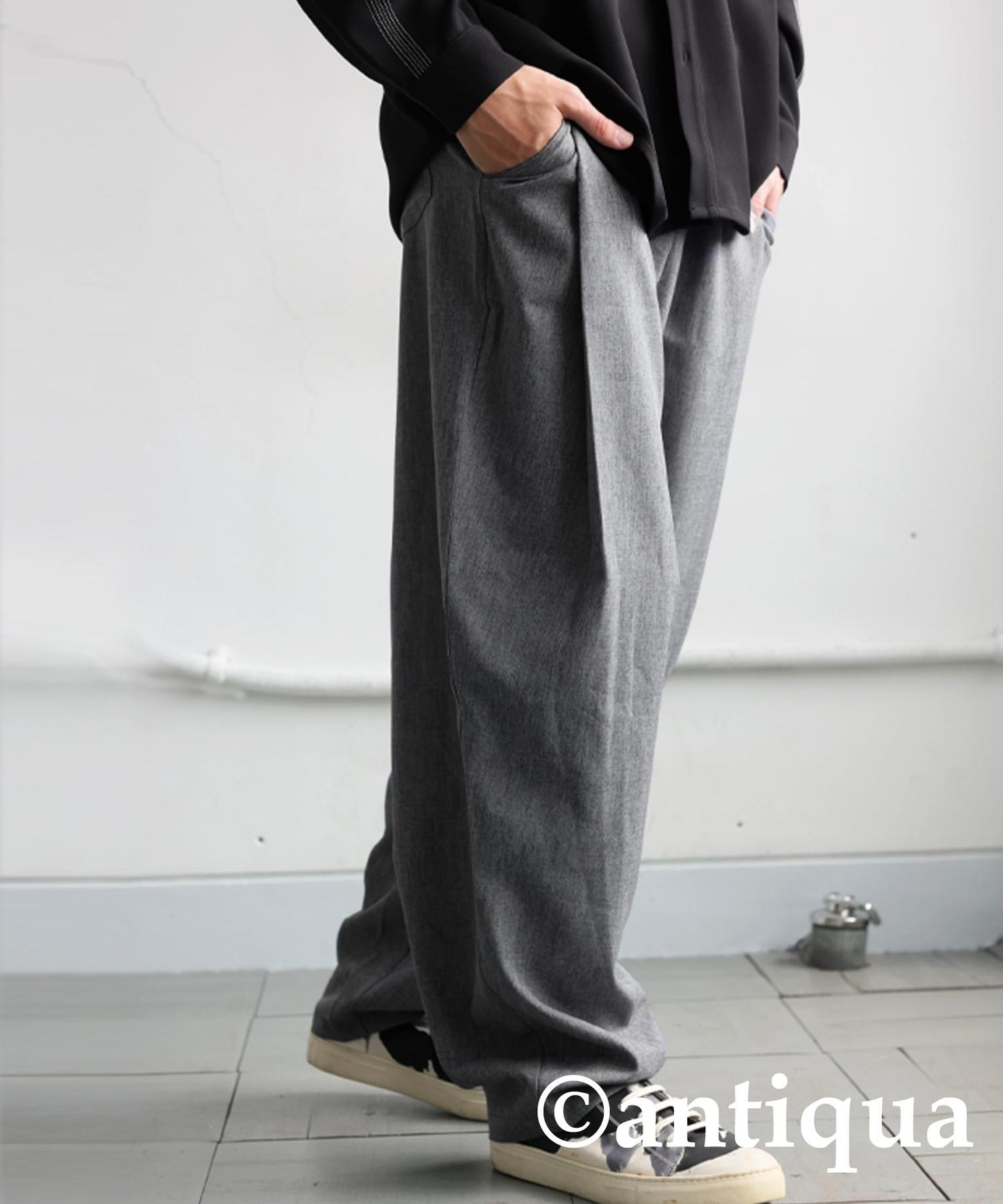 Men's Tuck Design Pants