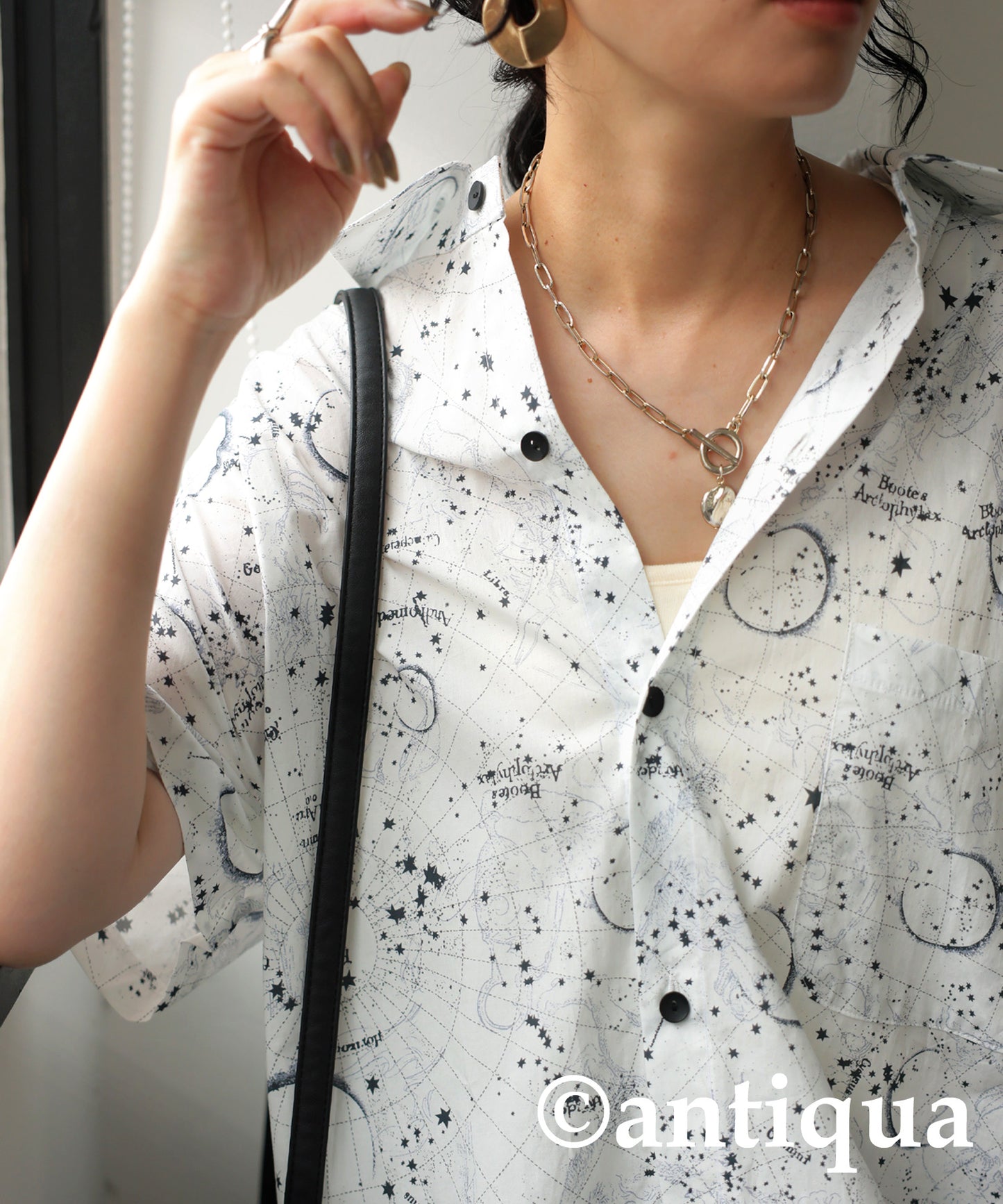 Constellation Pattern Design Shirt Ladies