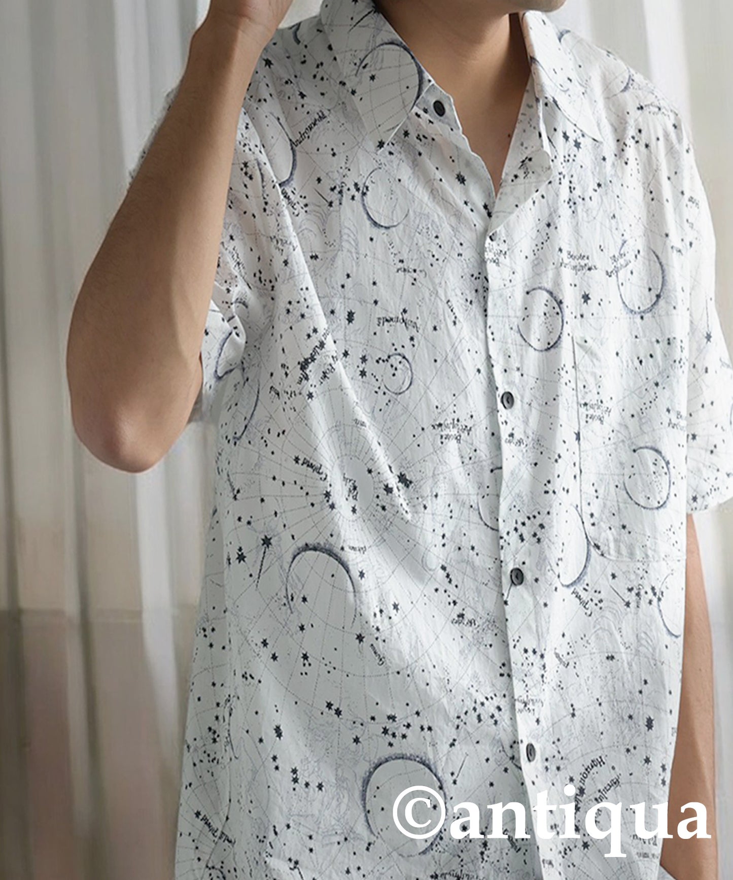 Constellation Pattern Design Shirt Men's