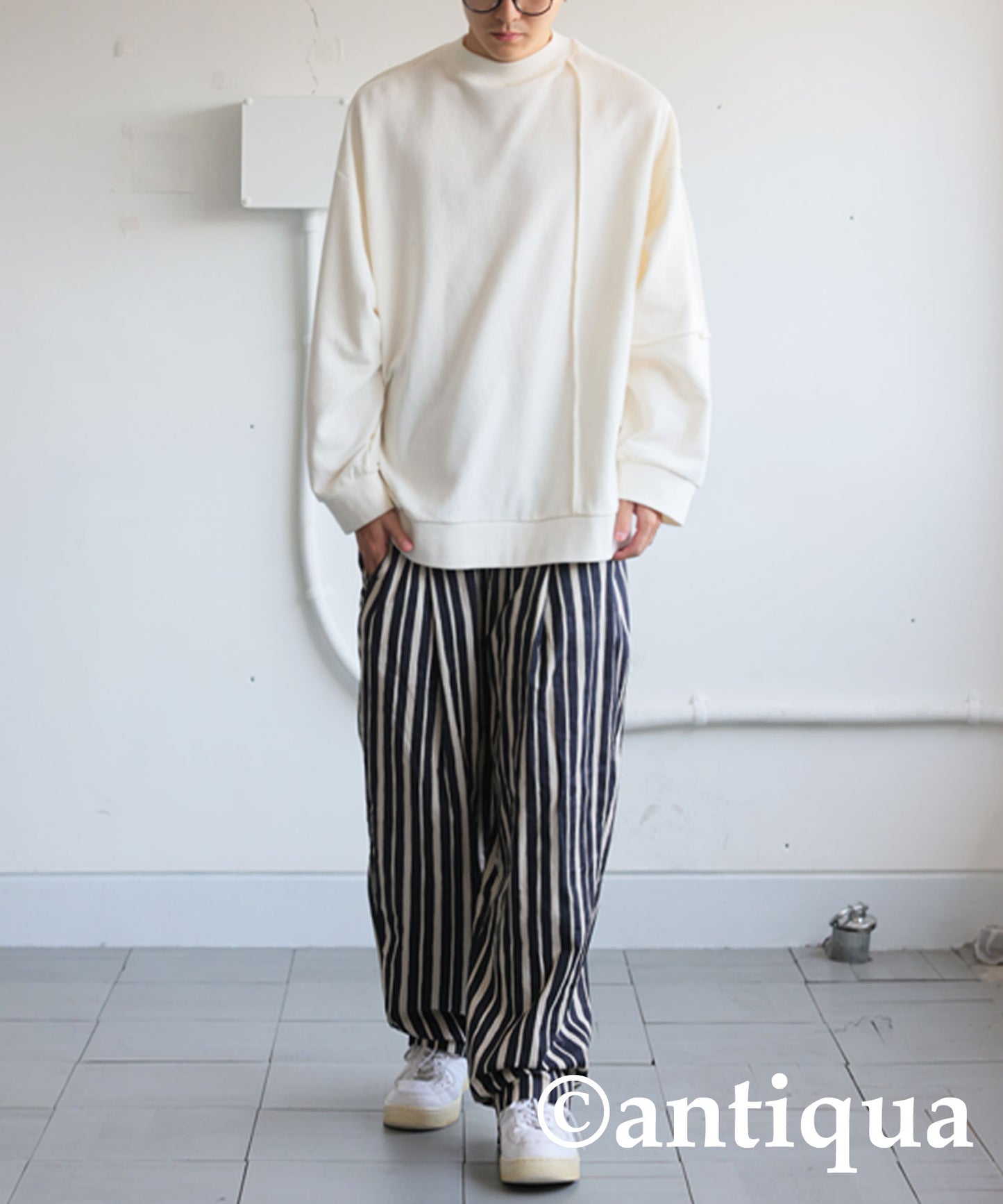 Striped Tuck Pants Men's