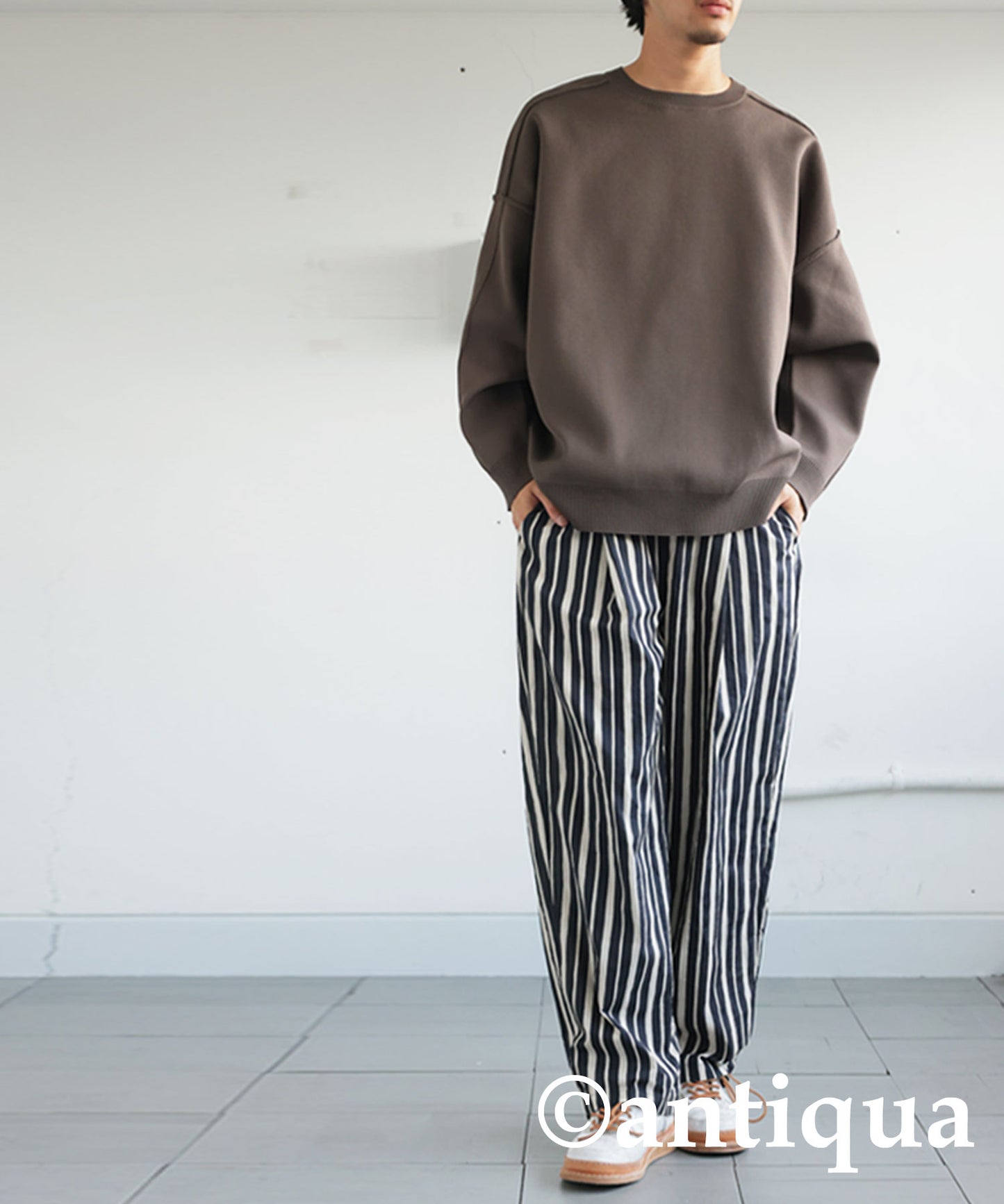 Striped Tuck Pants Men's