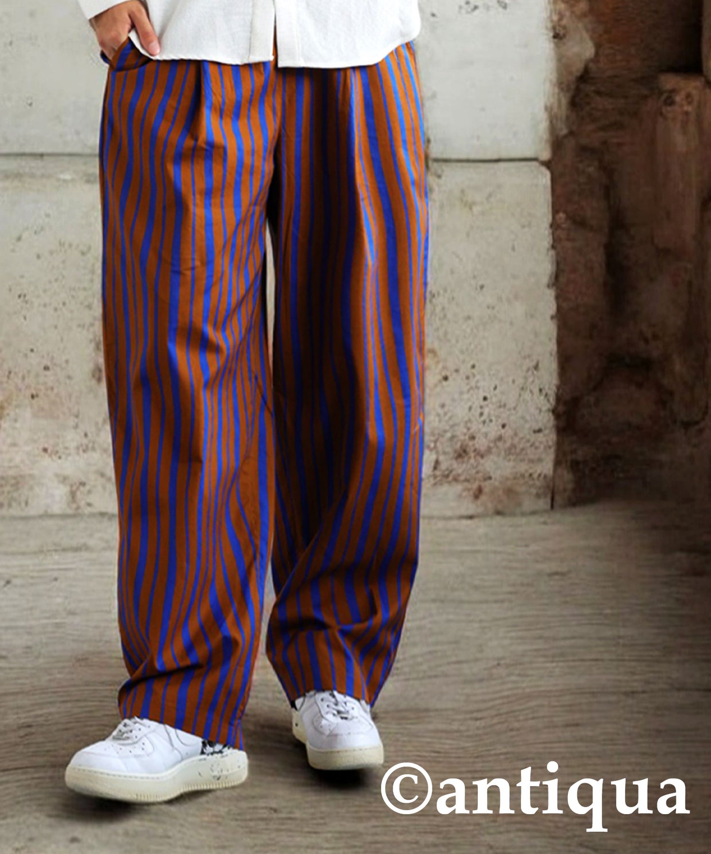 Striped Tuck Pants Men's