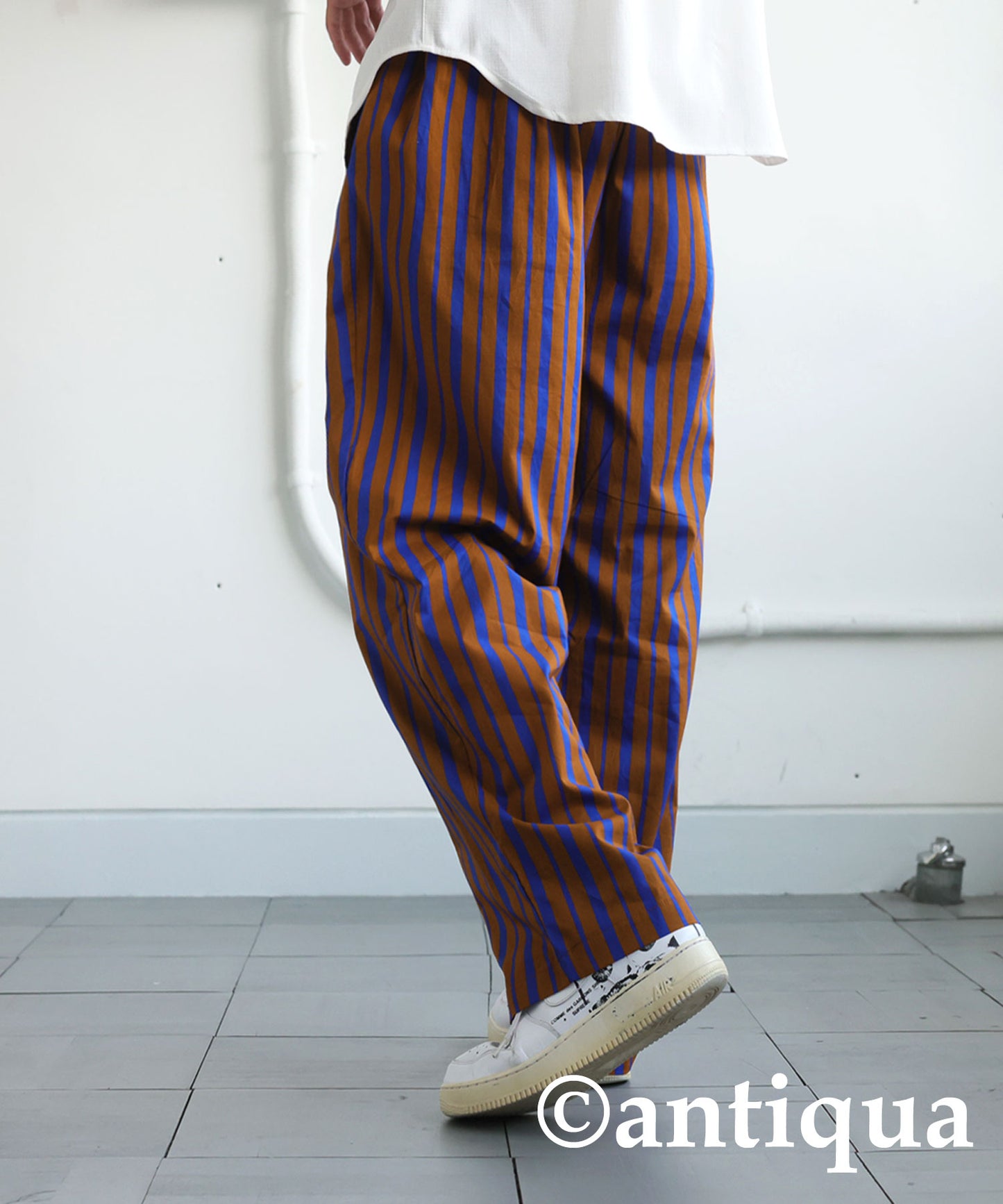 Striped Tuck Pants Men's