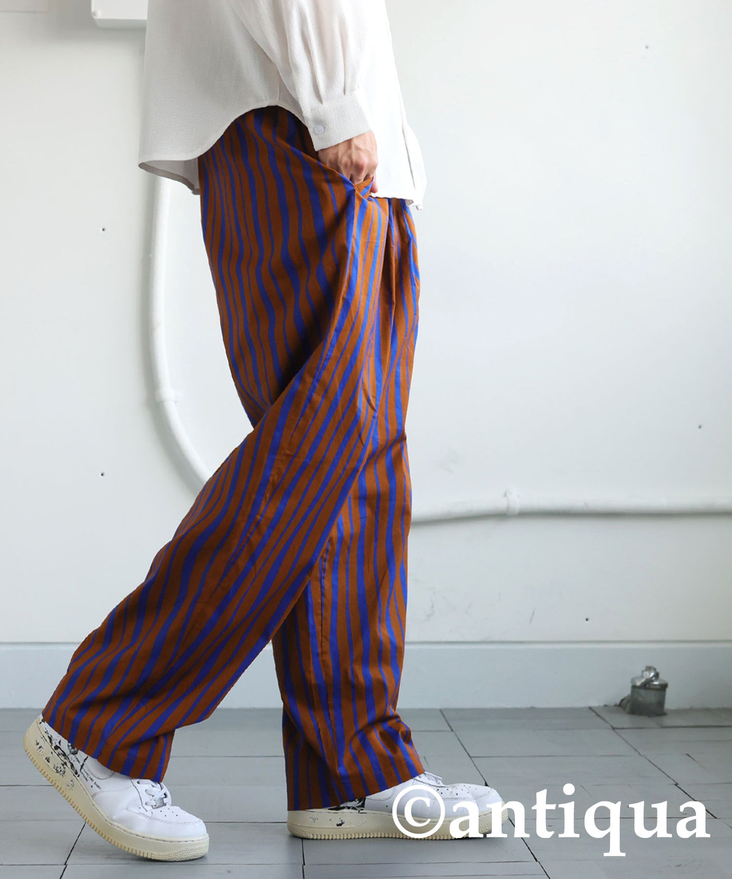 Striped Tuck Pants Men's