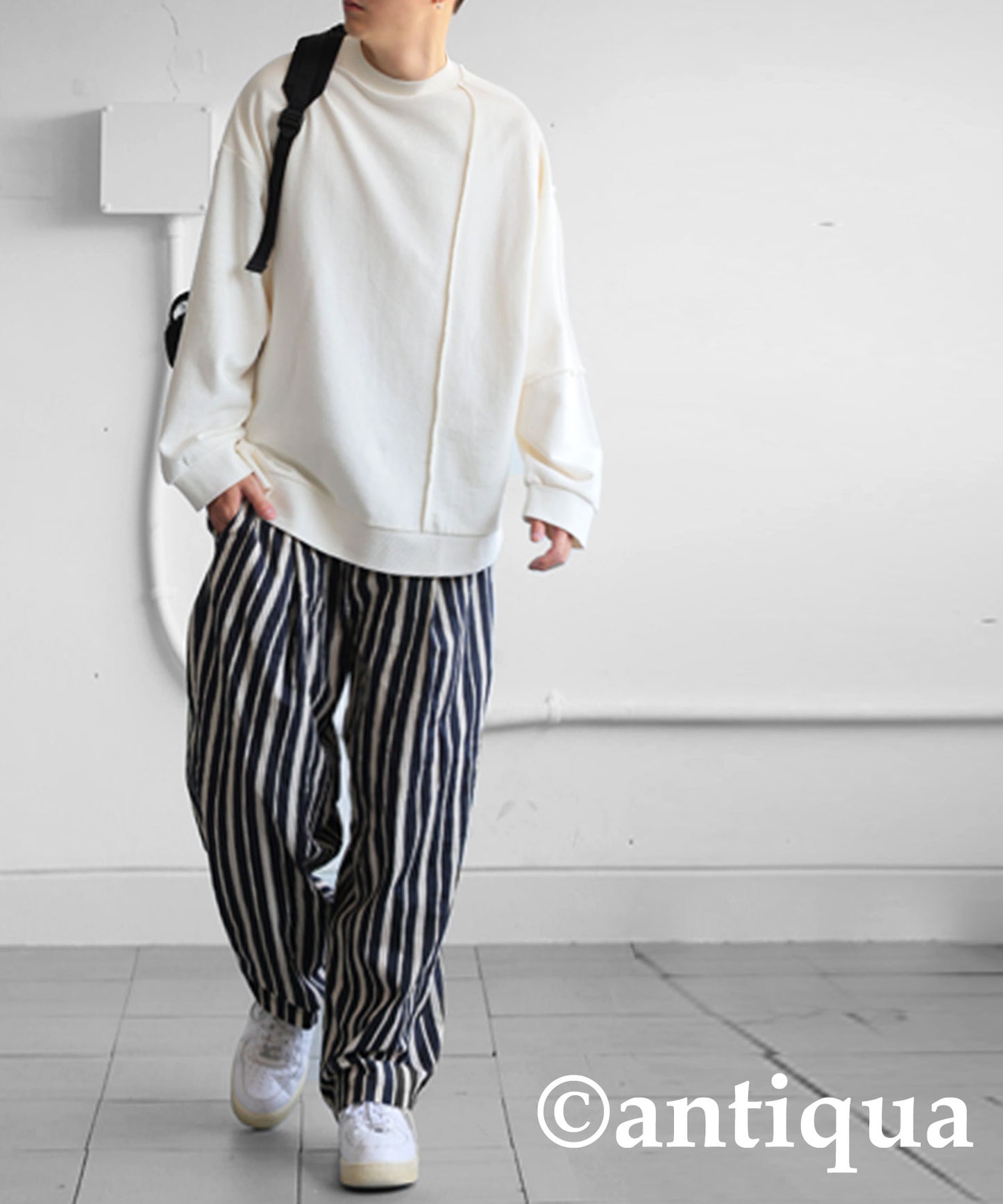 Striped Tuck Pants Men's