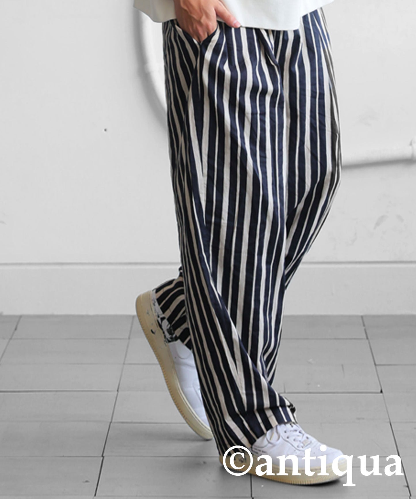 Striped Tuck Pants Men's