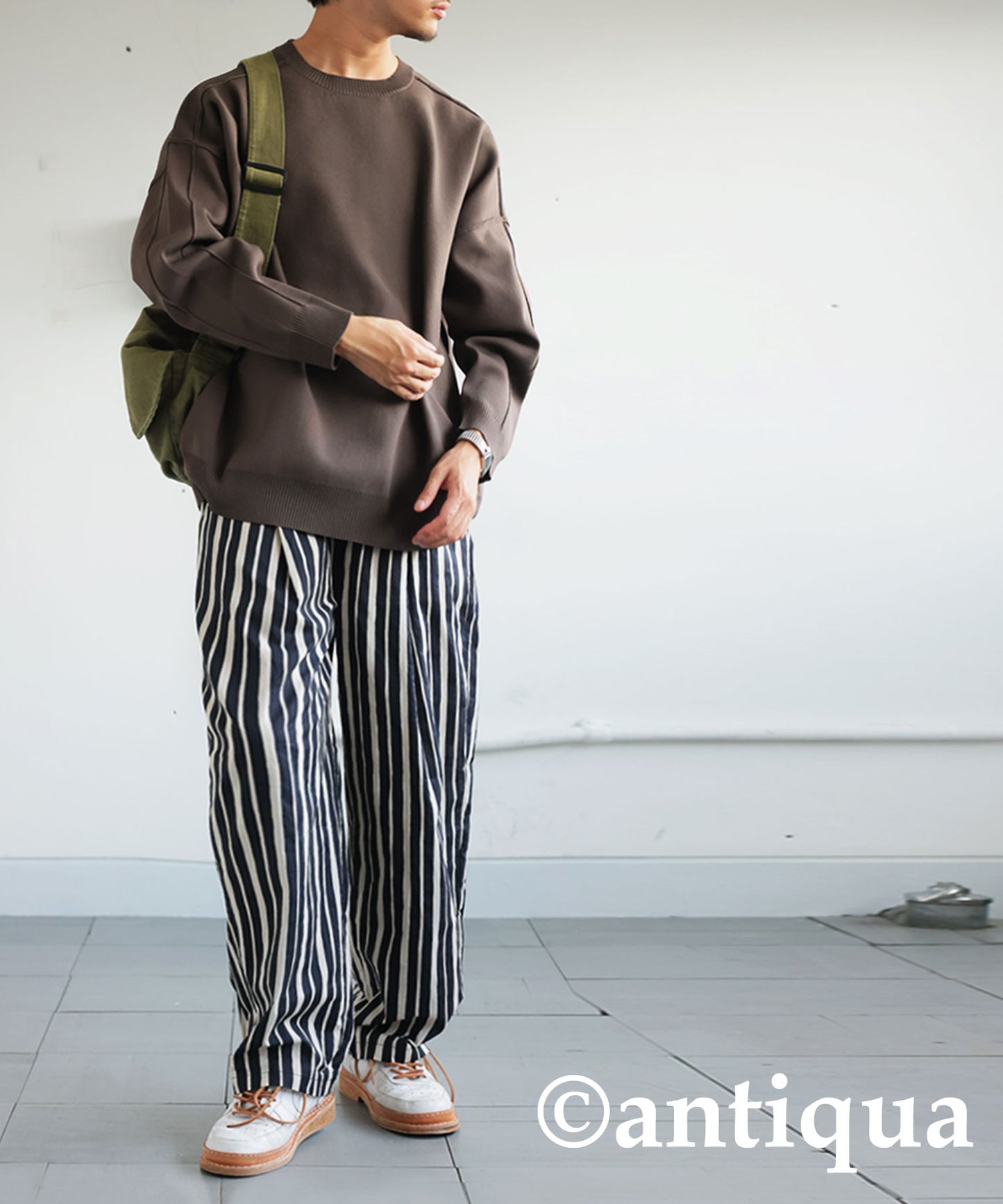 Striped Tuck Pants Men's