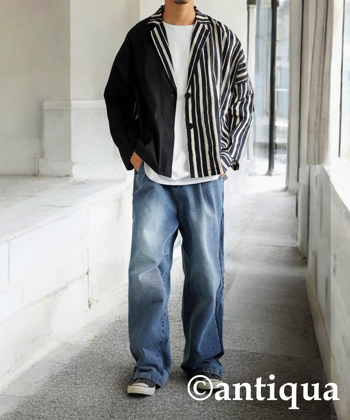 Striped Jacket Men's