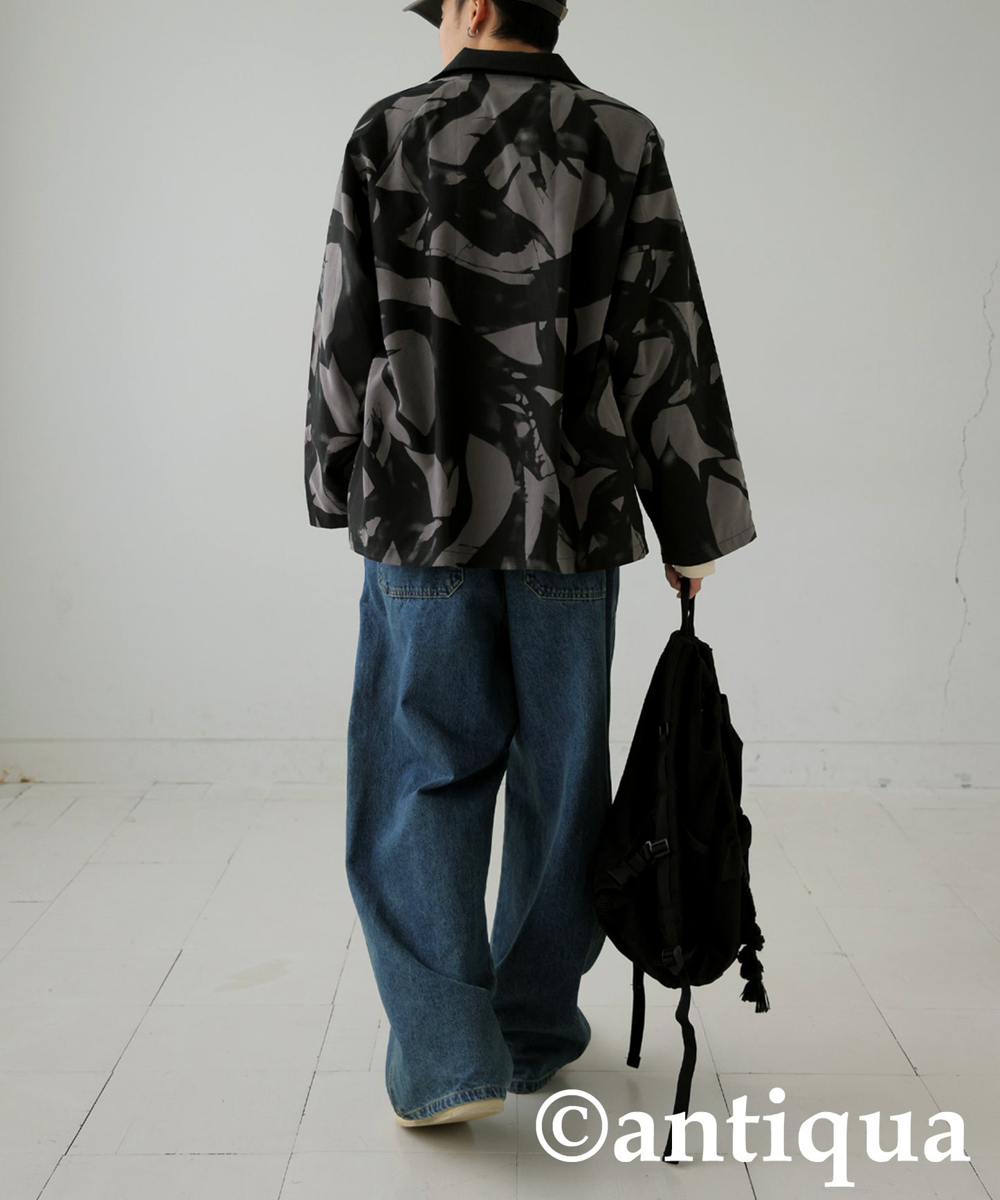 Pattern Switching Jacket Men's