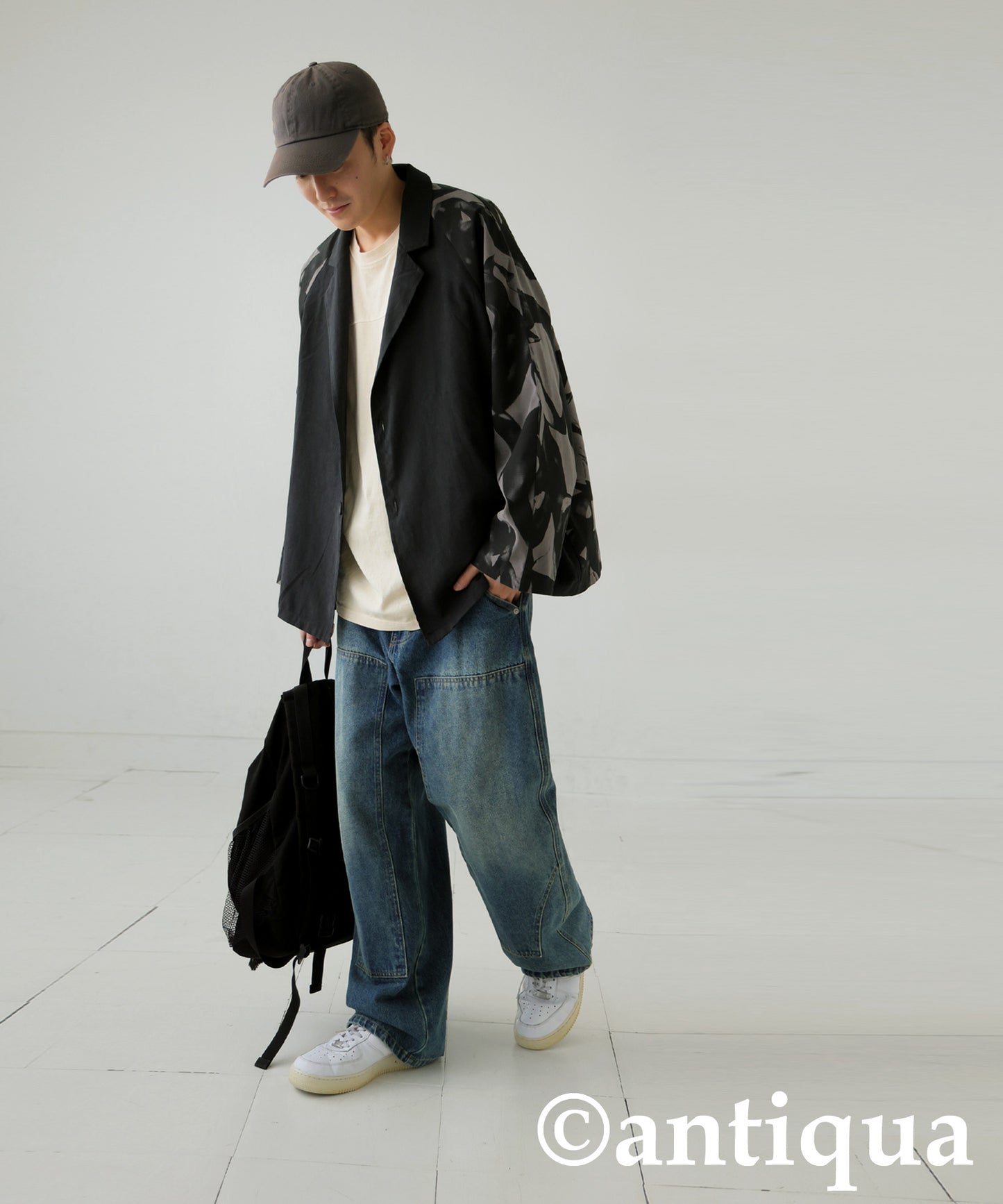 Pattern Switching Jacket Men's