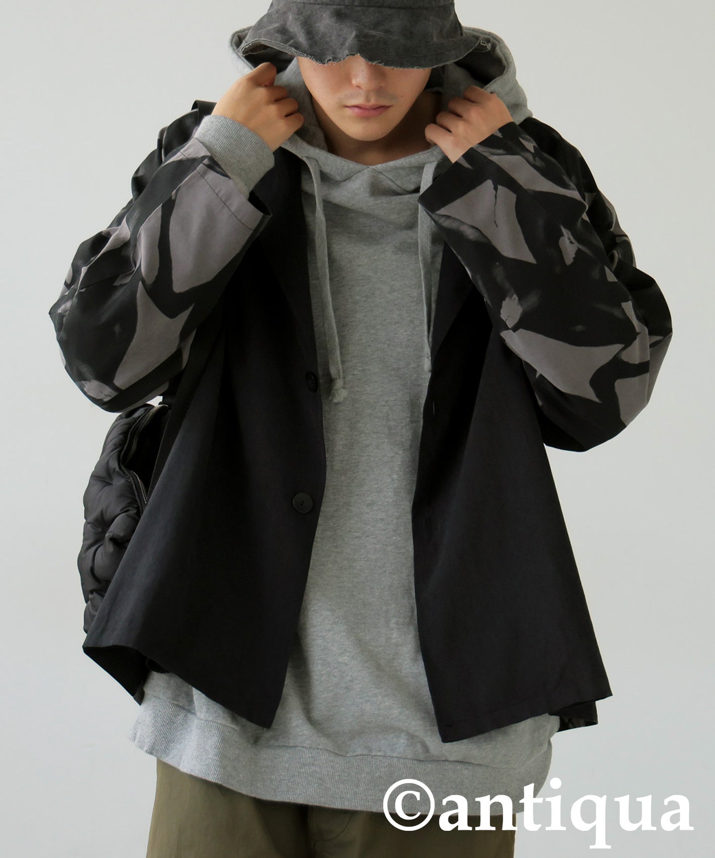 Pattern Switching Jacket Men's