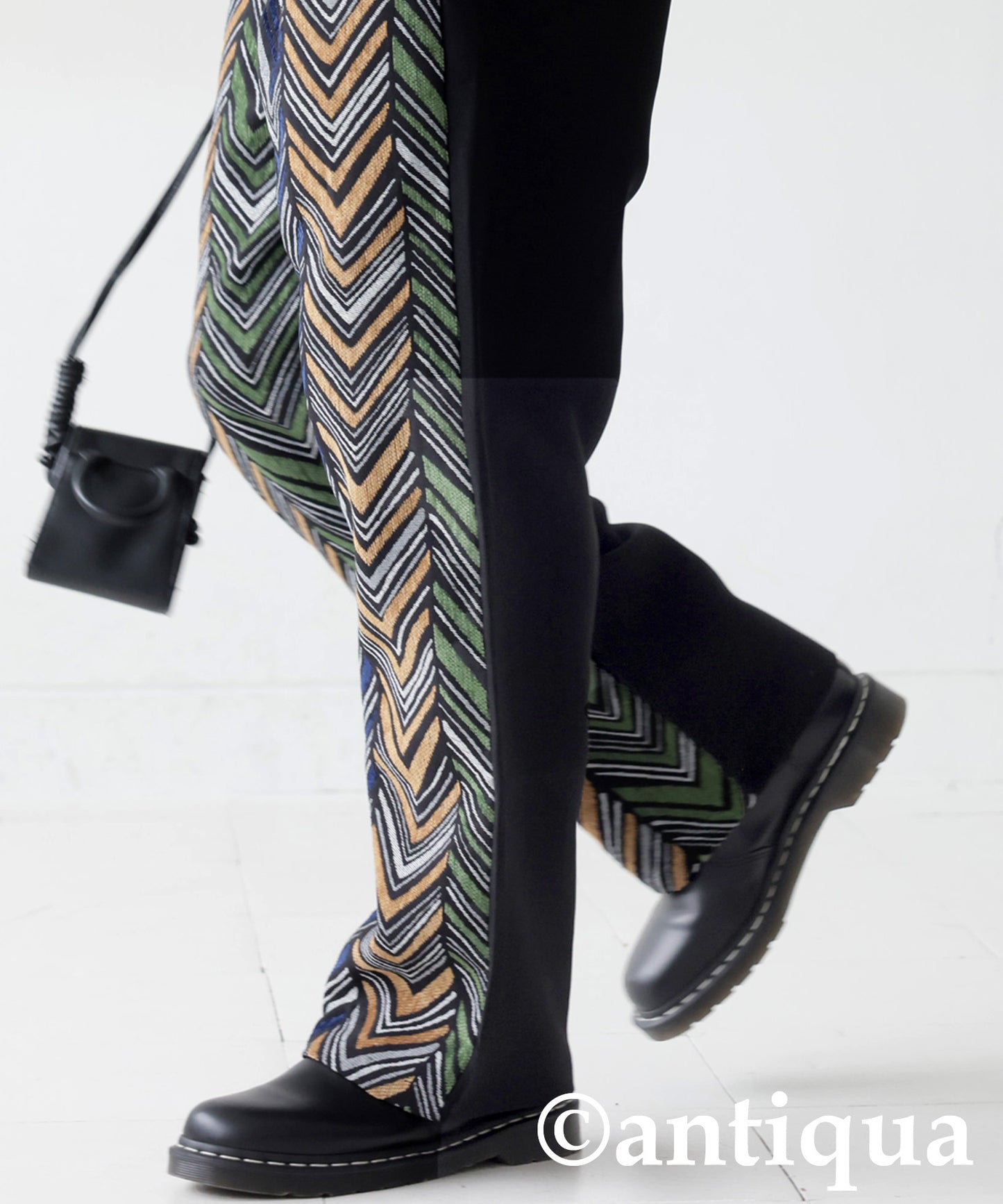 Herringbone Pattern Pants Men's