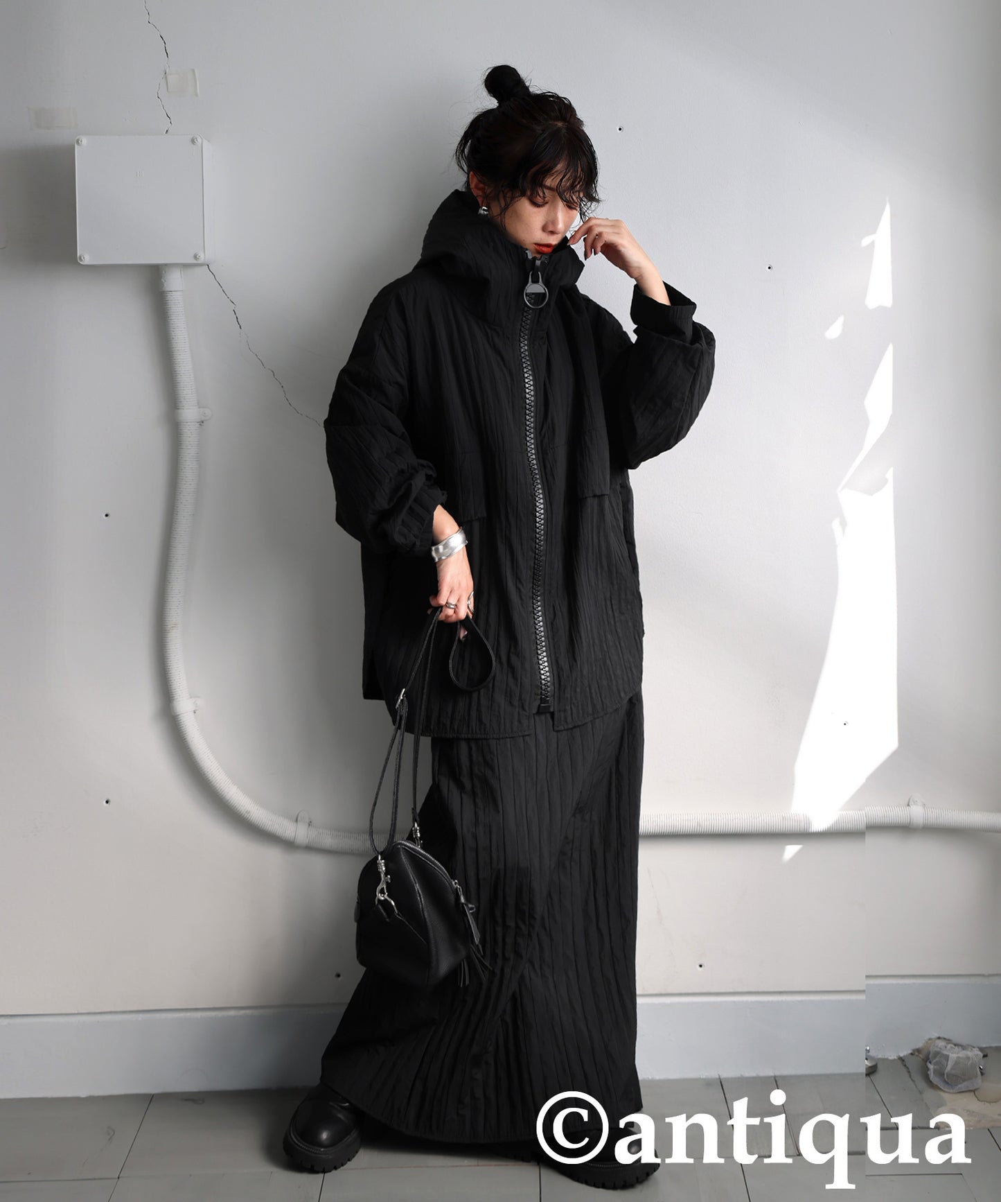 Striped Wrinkle Jacket Ladies