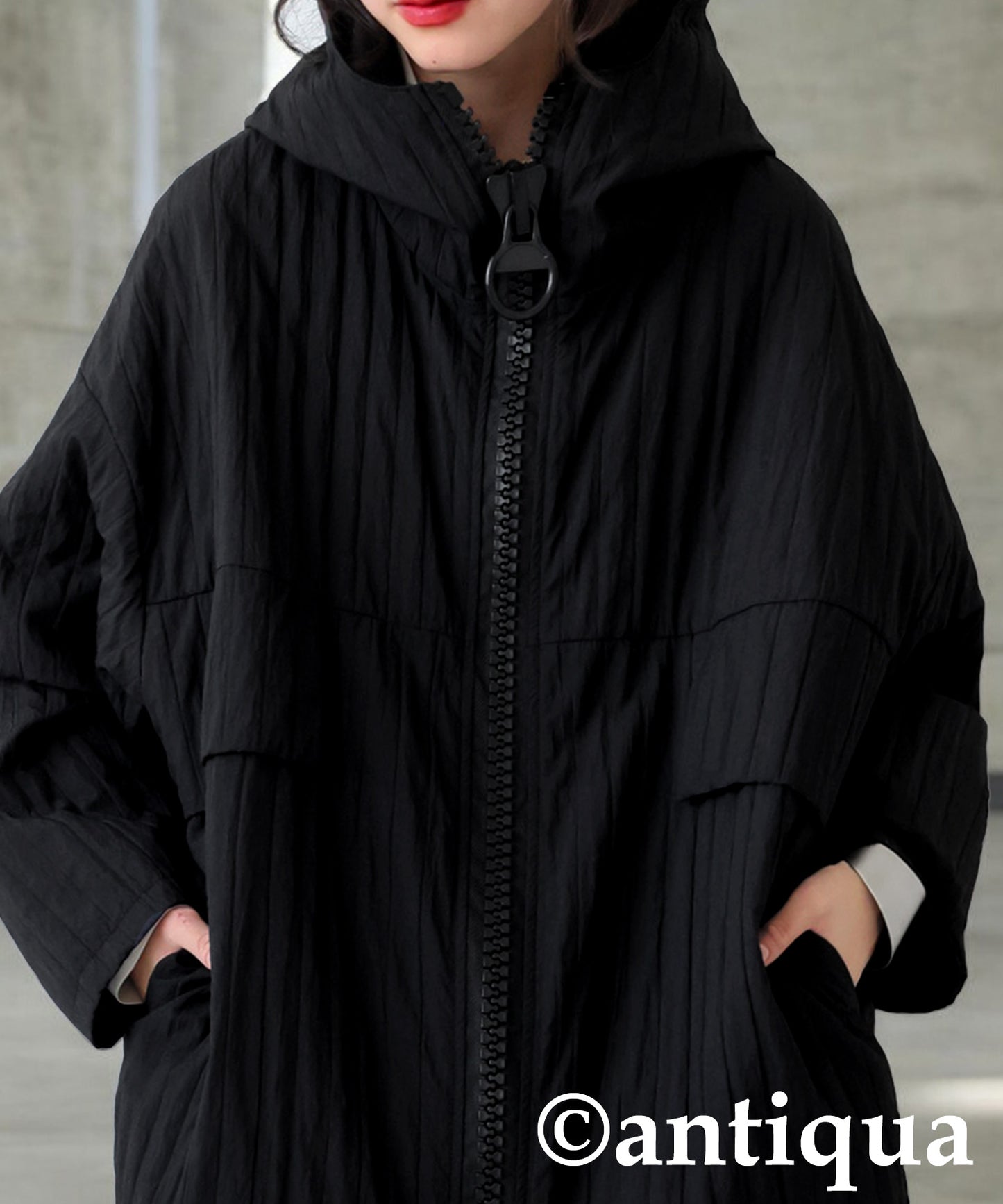 Striped Wrinkle Jacket Ladies