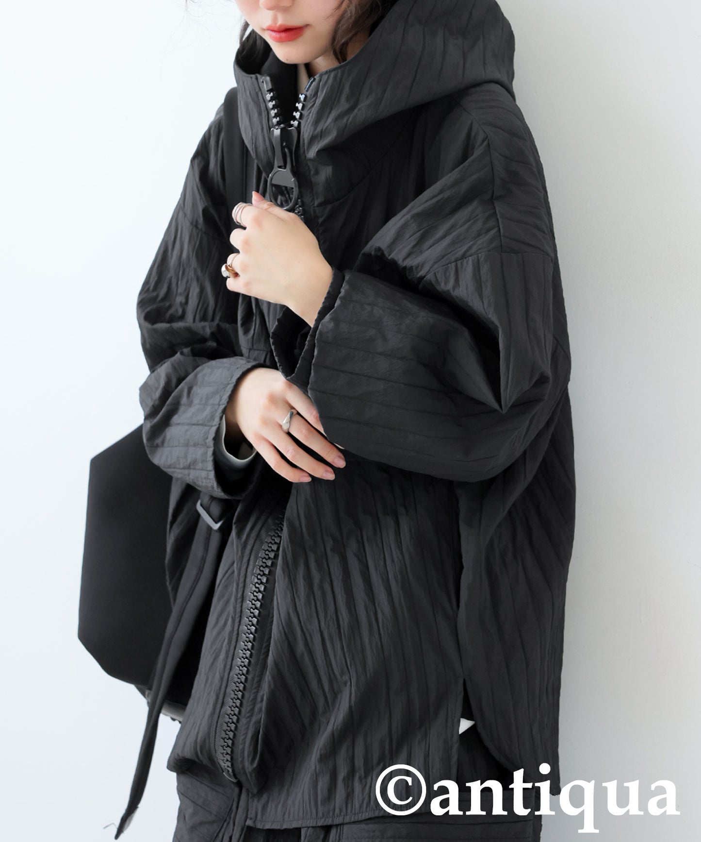 Striped Wrinkle Jacket Ladies