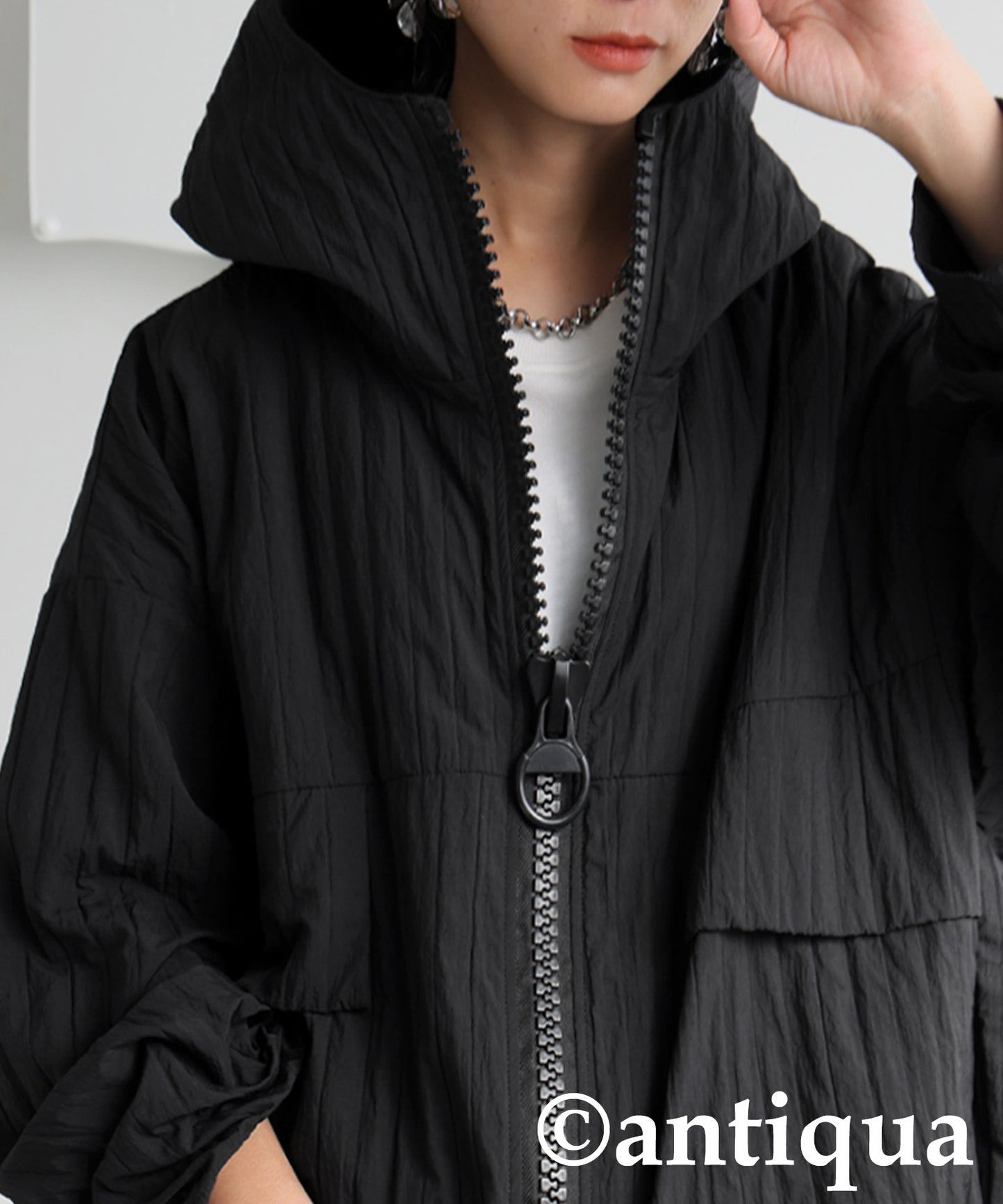 Striped Wrinkle Jacket Ladies