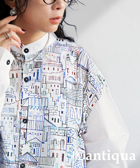 City Pattern Shirt Ladies