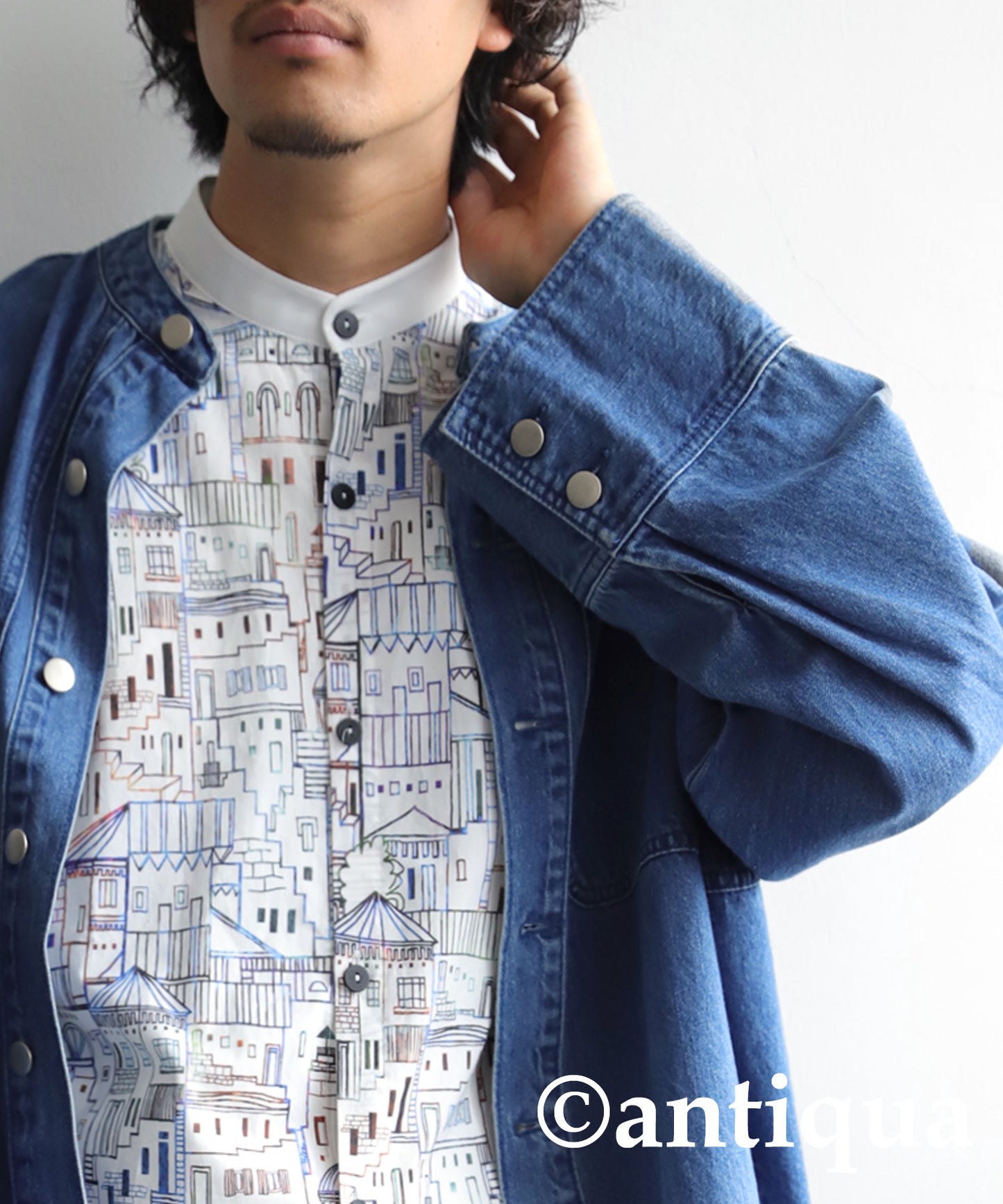 City Pattern Shirt Men's