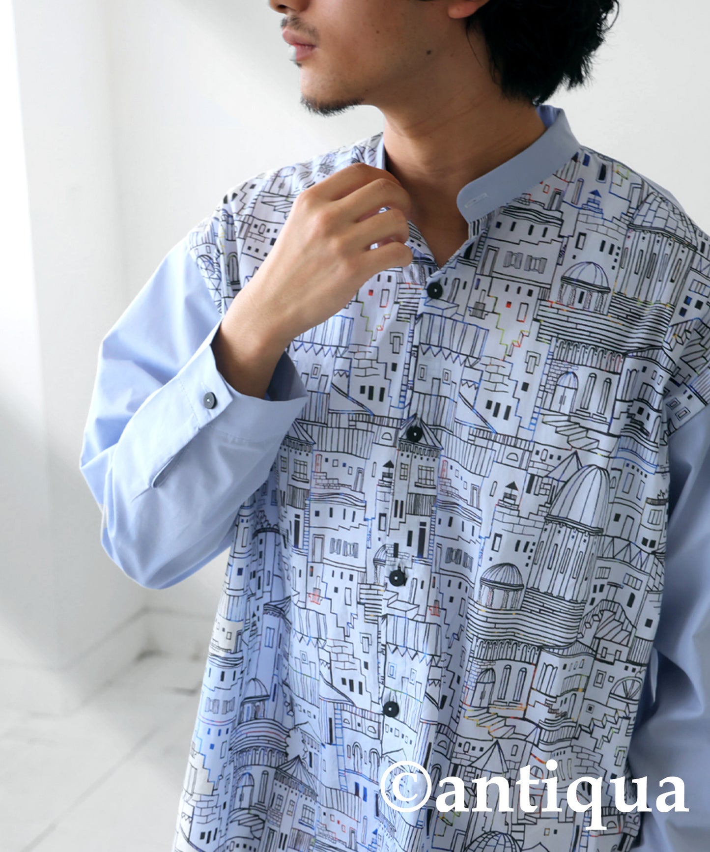 City Pattern Shirt Men's