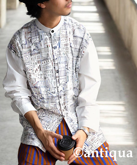 City Pattern Shirt Men's