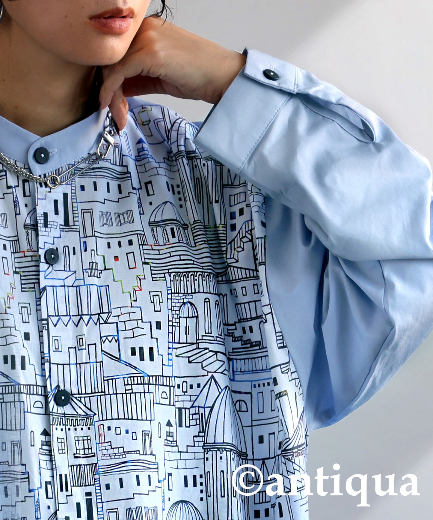 City Pattern Shirt Ladies