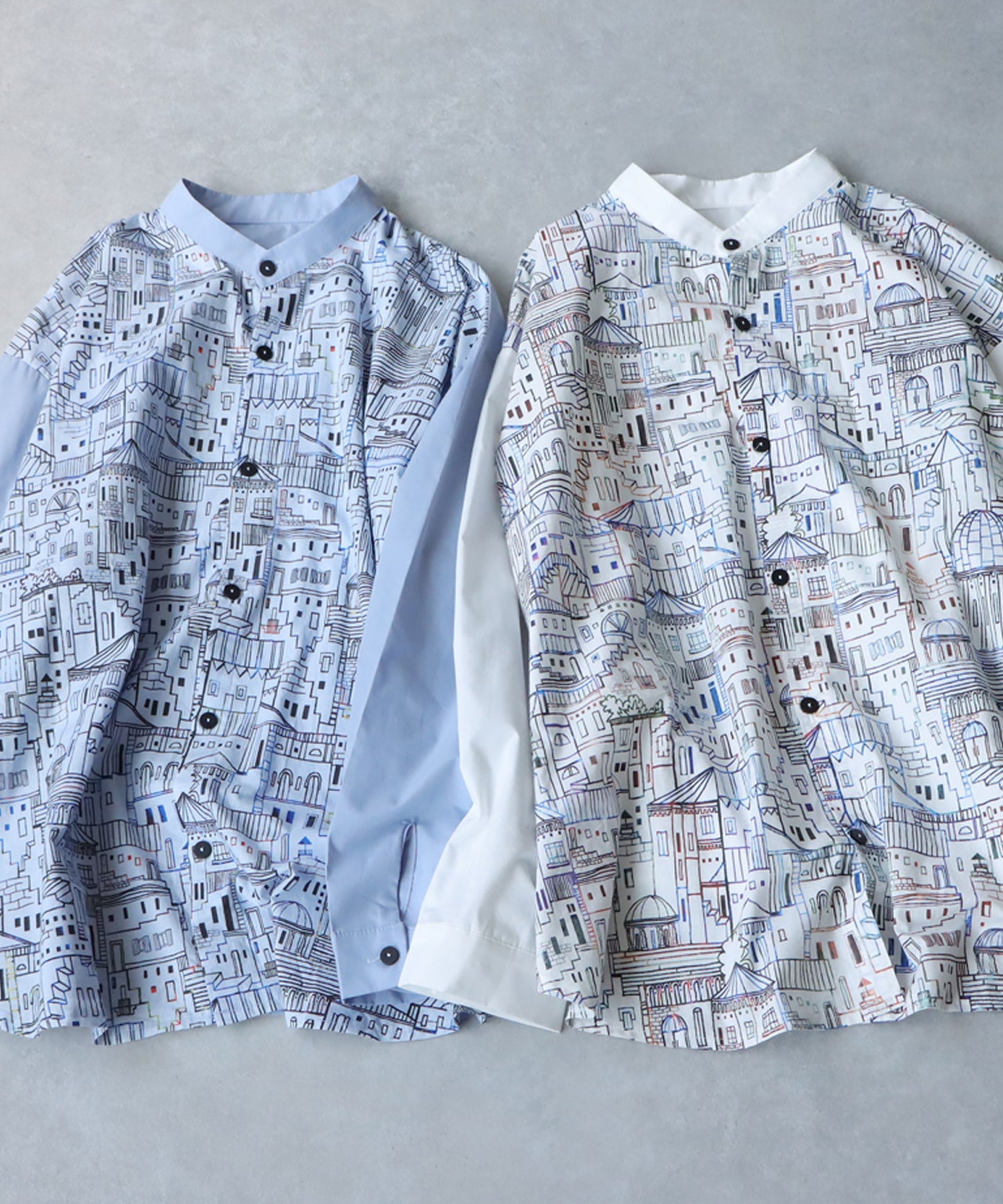 City Pattern Shirt Men's