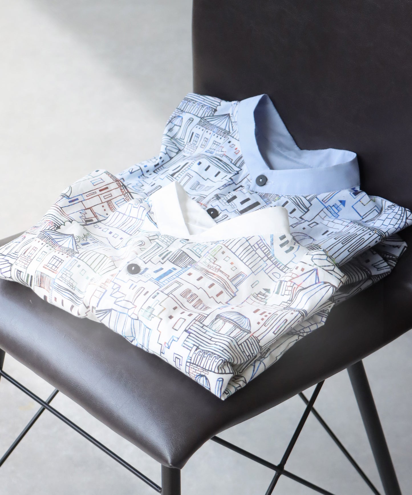 City Pattern Shirt Men's