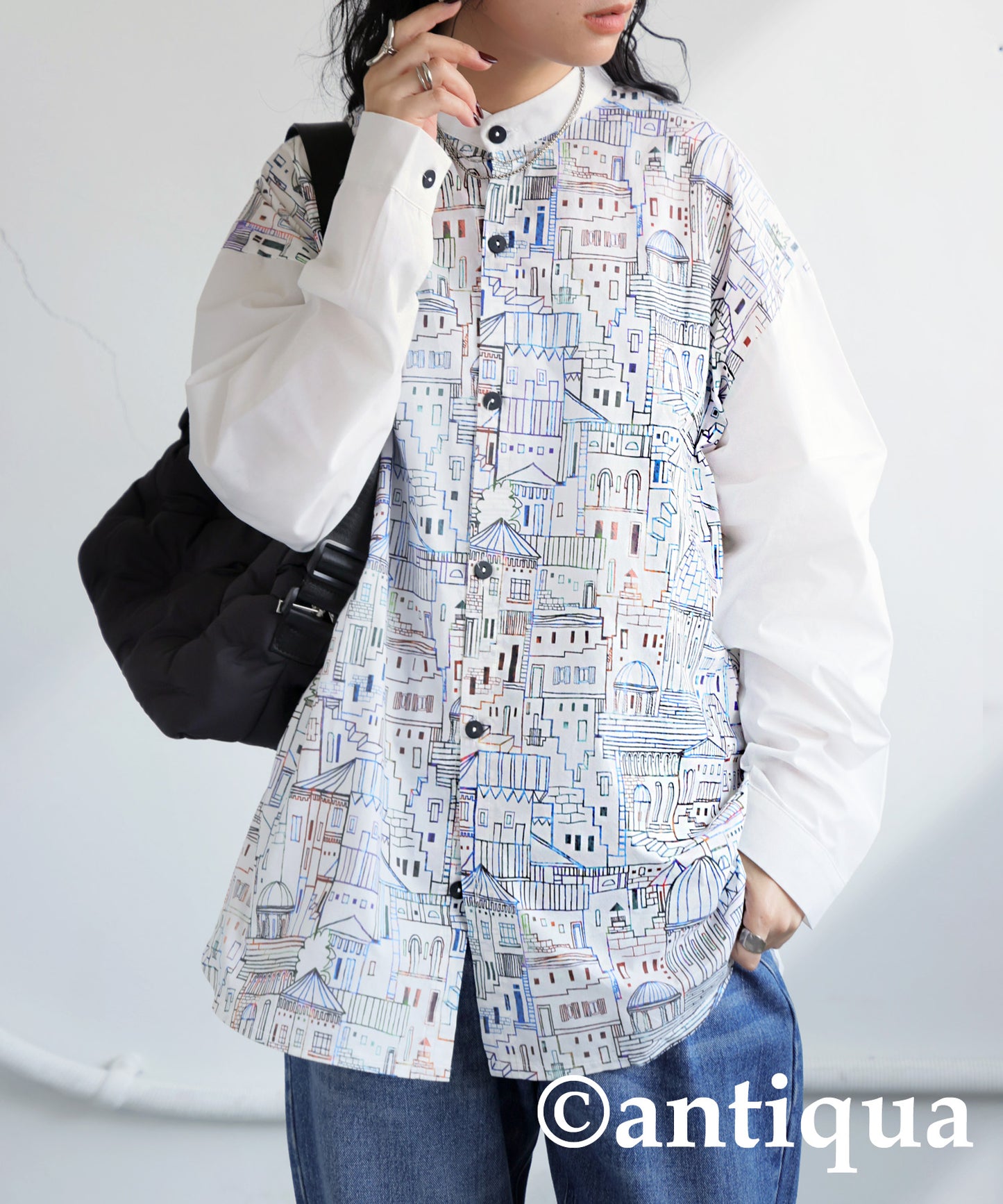 City Pattern Shirt Ladies