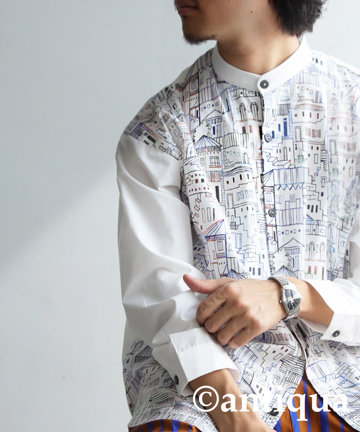 City Pattern Shirt Men's