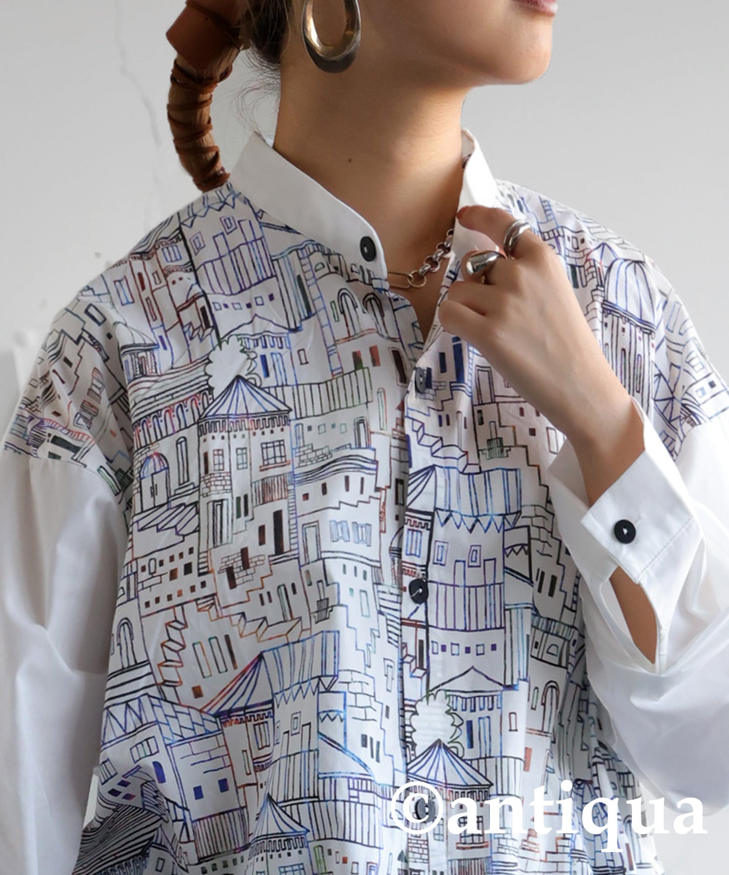 City Pattern Shirt Ladies