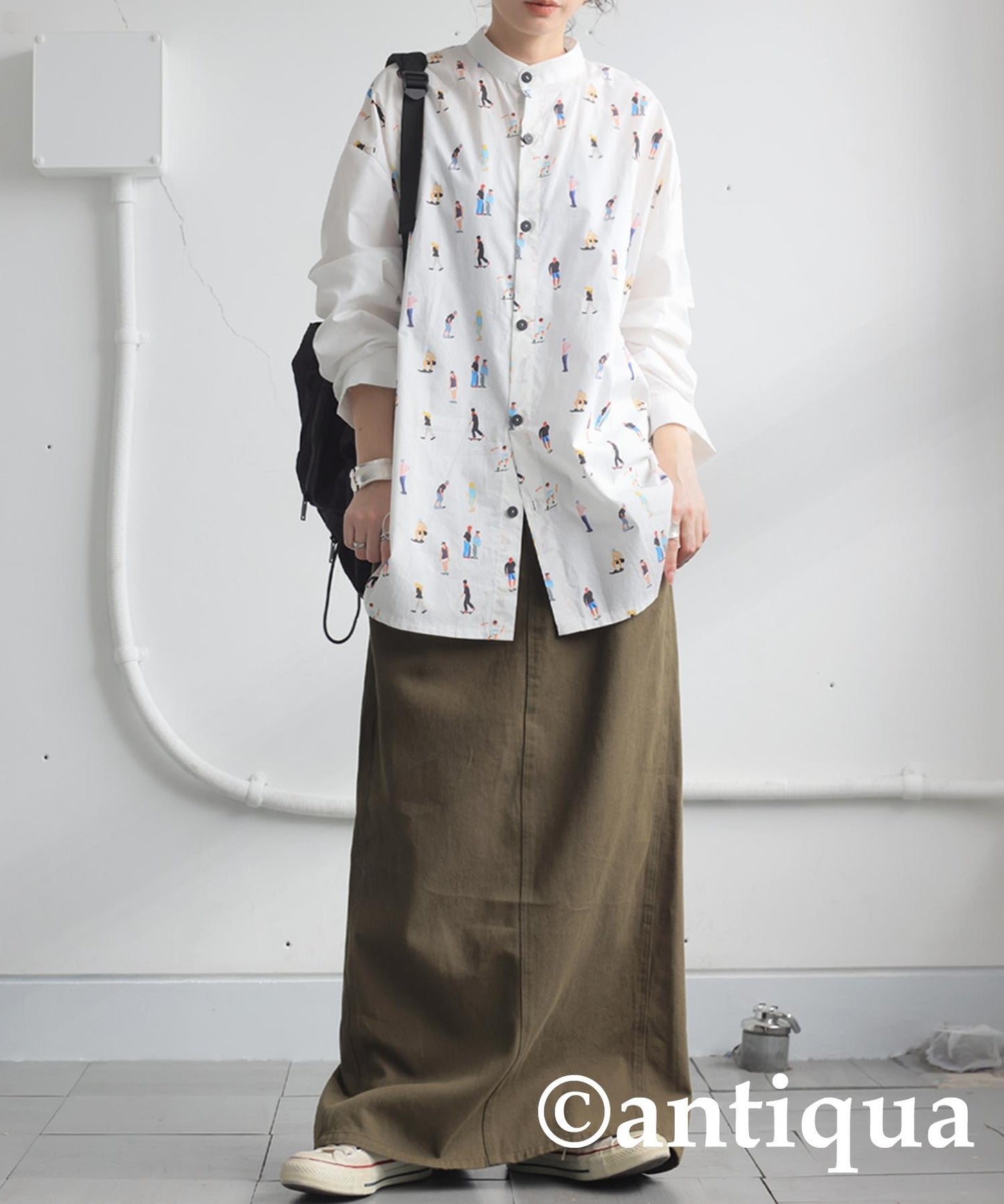 Ladies Human Pattern Shirt