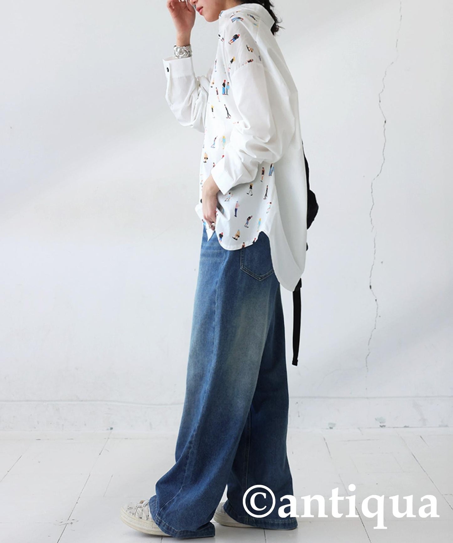 Ladies Human Pattern Shirt