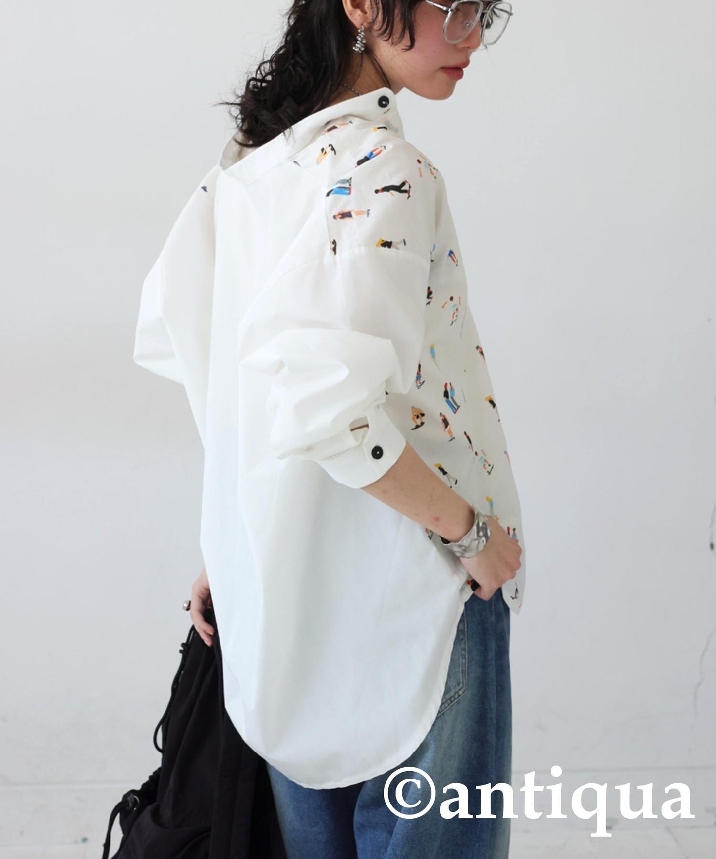 Ladies Human Pattern Shirt