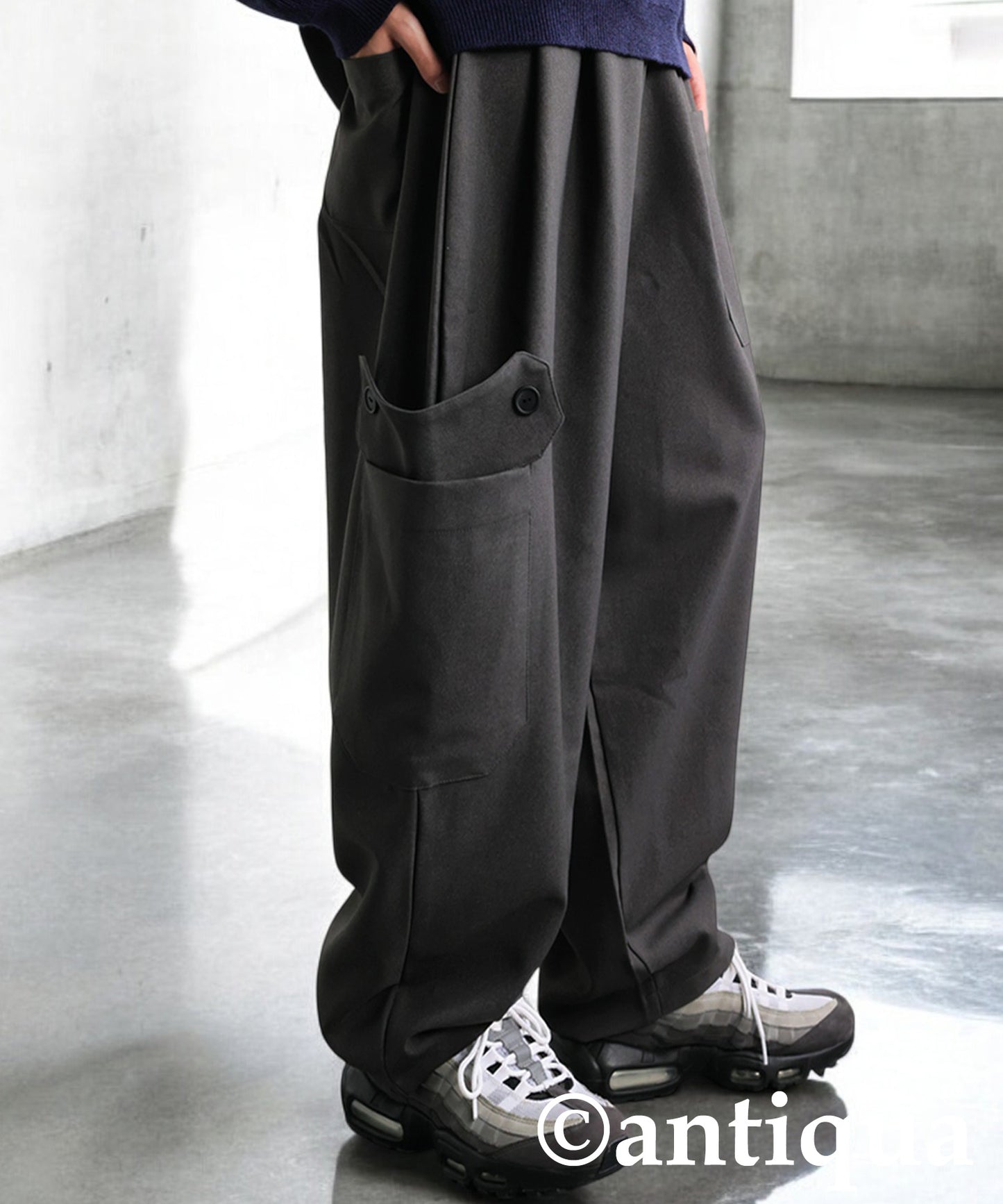 Pocket Design Pants Men's