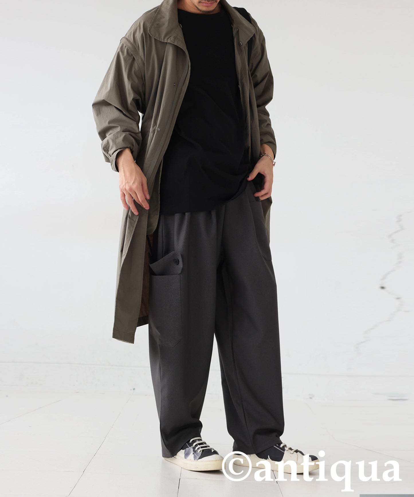 Pocket Design Pants Men's