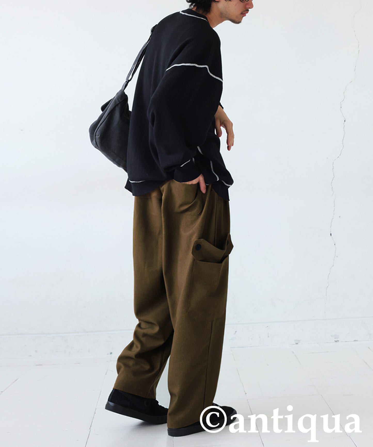 Pocket Design Pants Men's