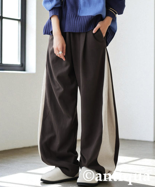 Tucked Wide Pants Ladies