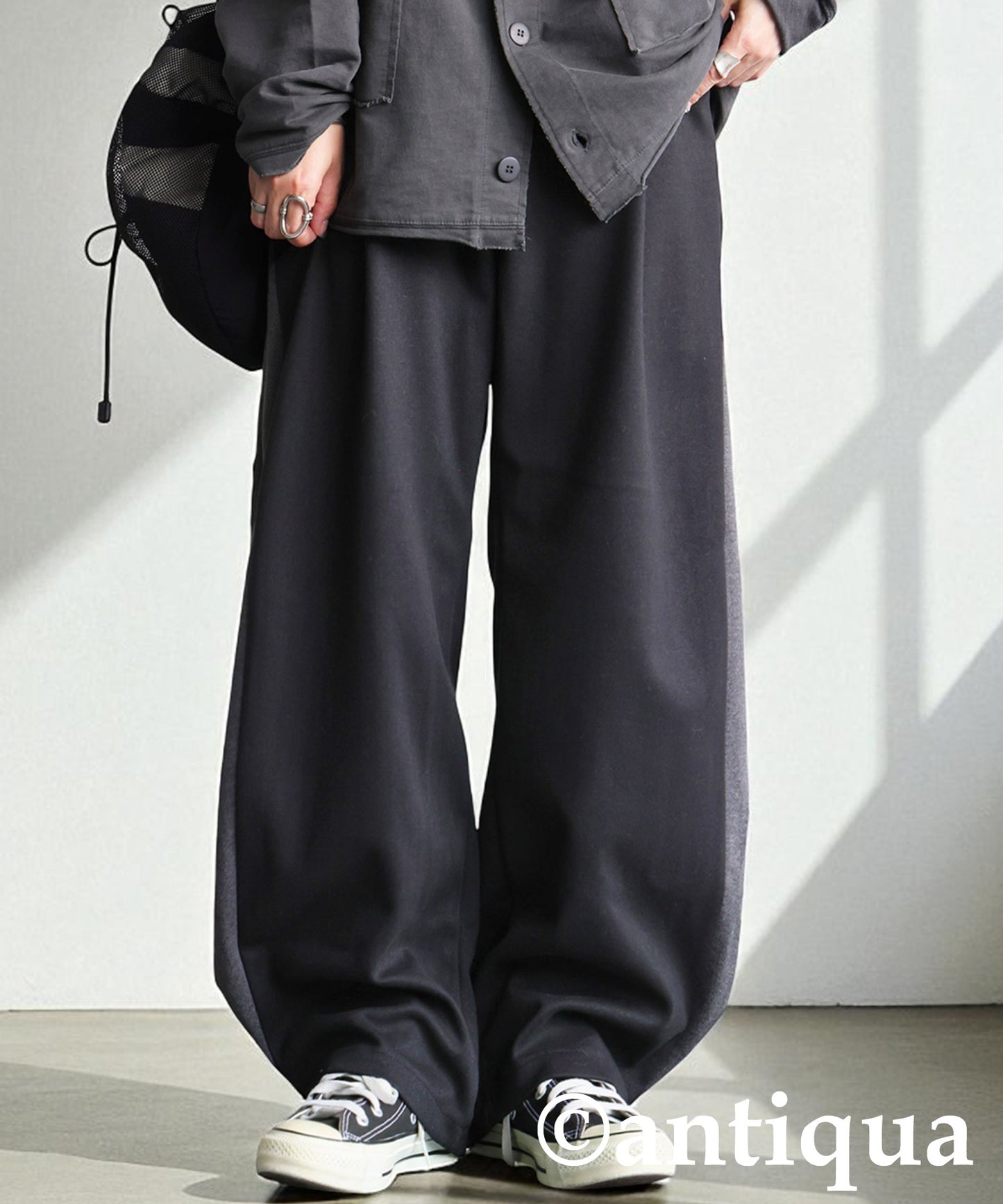 Tucked Wide Pants Ladies